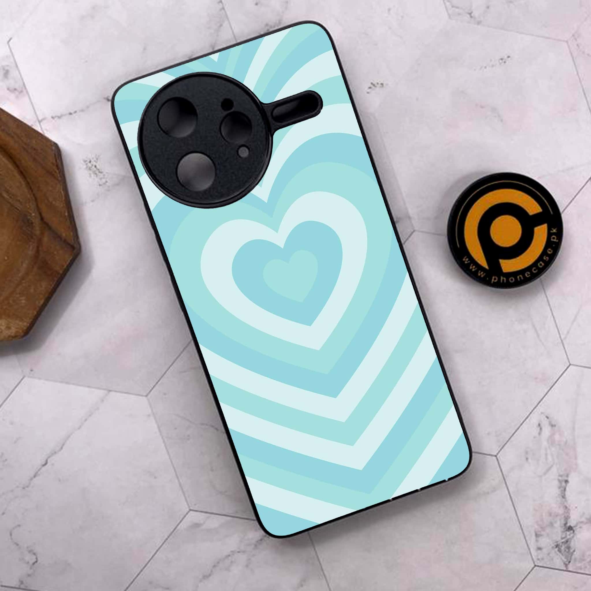 Xiaomi Poco F7 Ultra 5G - Heart Beat Series - Premium Metal Printed soft Bumper shock Proof Case
