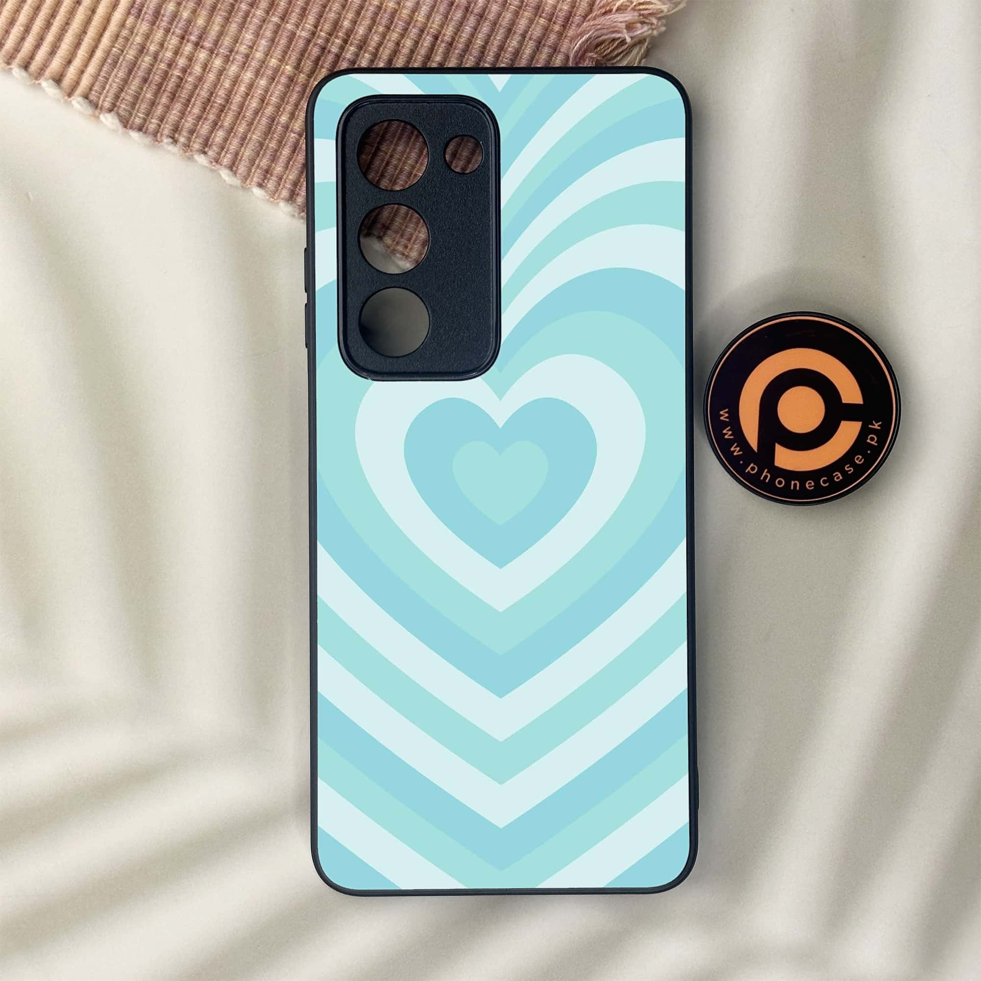 Oppo A5 2025 - Heart Beat Series - Premium Metal Printed soft Bumper shock Proof Case