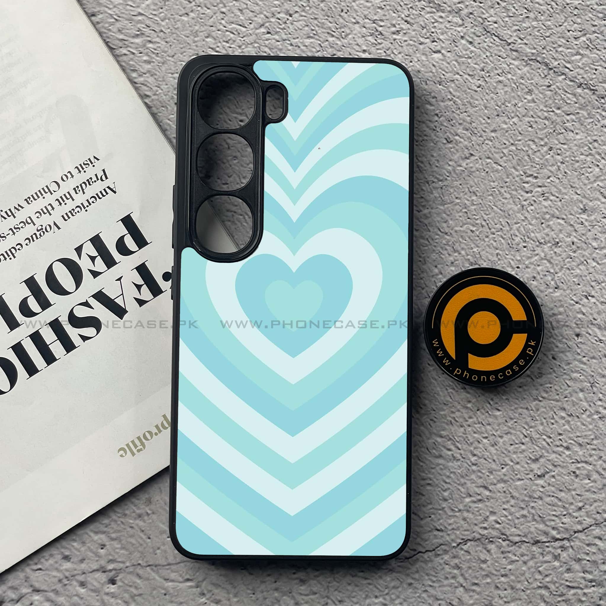 Vivo V40 Lite (IDN) - Heart Beat Series - Premium Metal Printed soft Bumper Shock Proof Case