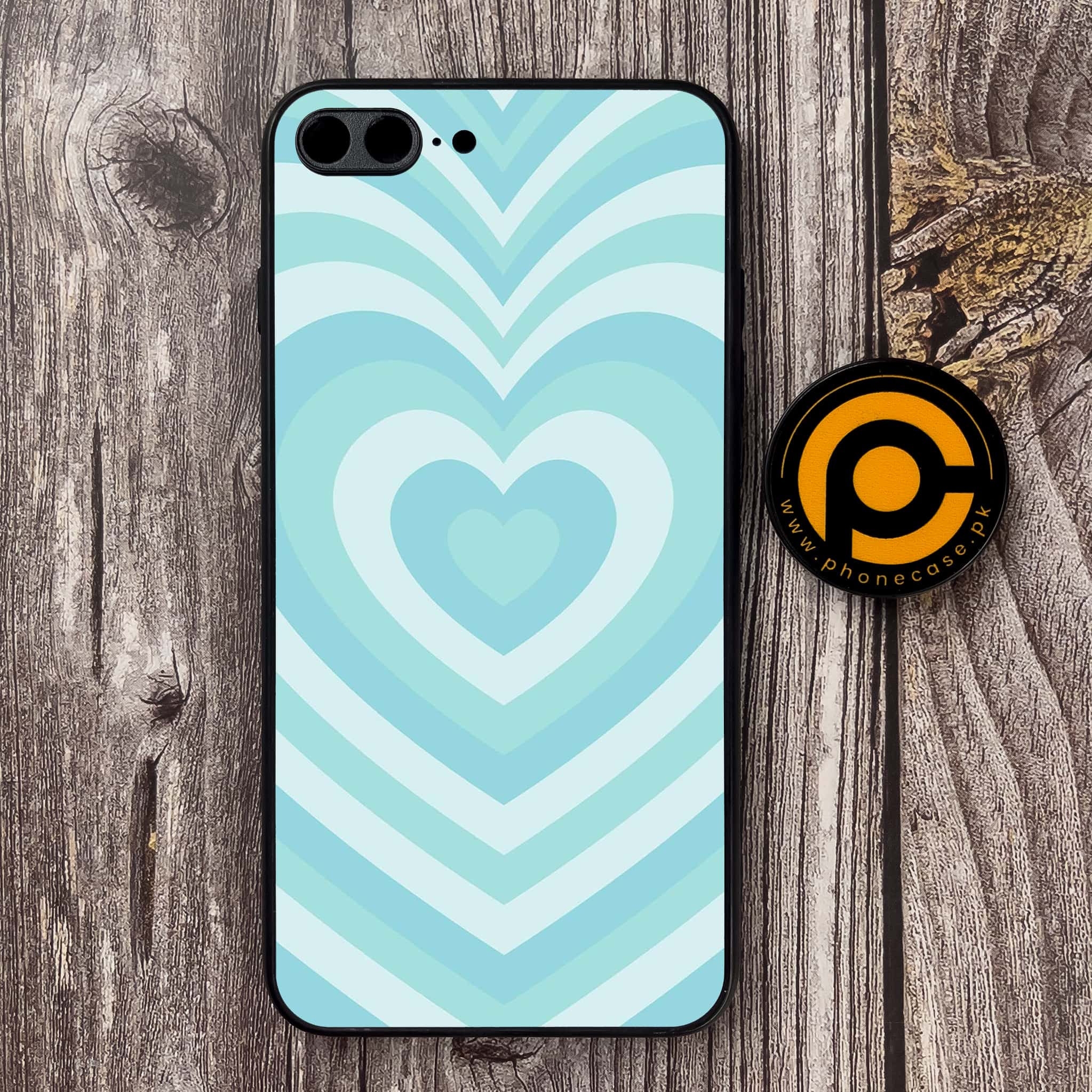 iPhone 7 Plus - Heart Beat Series - Premium Metal Printed soft Bumper shock Proof Case