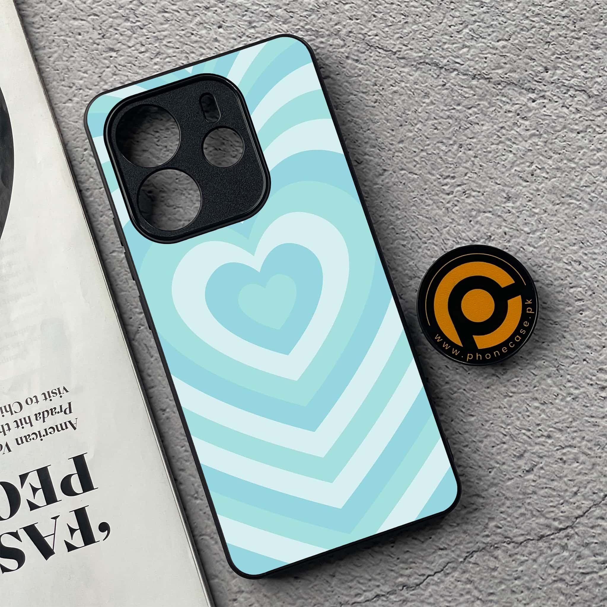 Xiaomi Redmi Note 14 - Heart Beat Series - Premium Printed Glass soft Bumper shock Proof Case