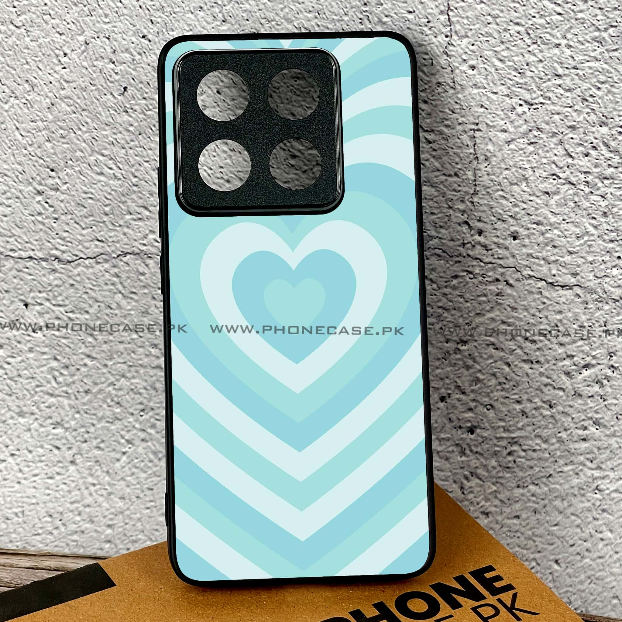 Xiaomi 14T - Heart Beat Series - Premium Printed Glass soft Bumper shock Proof Case