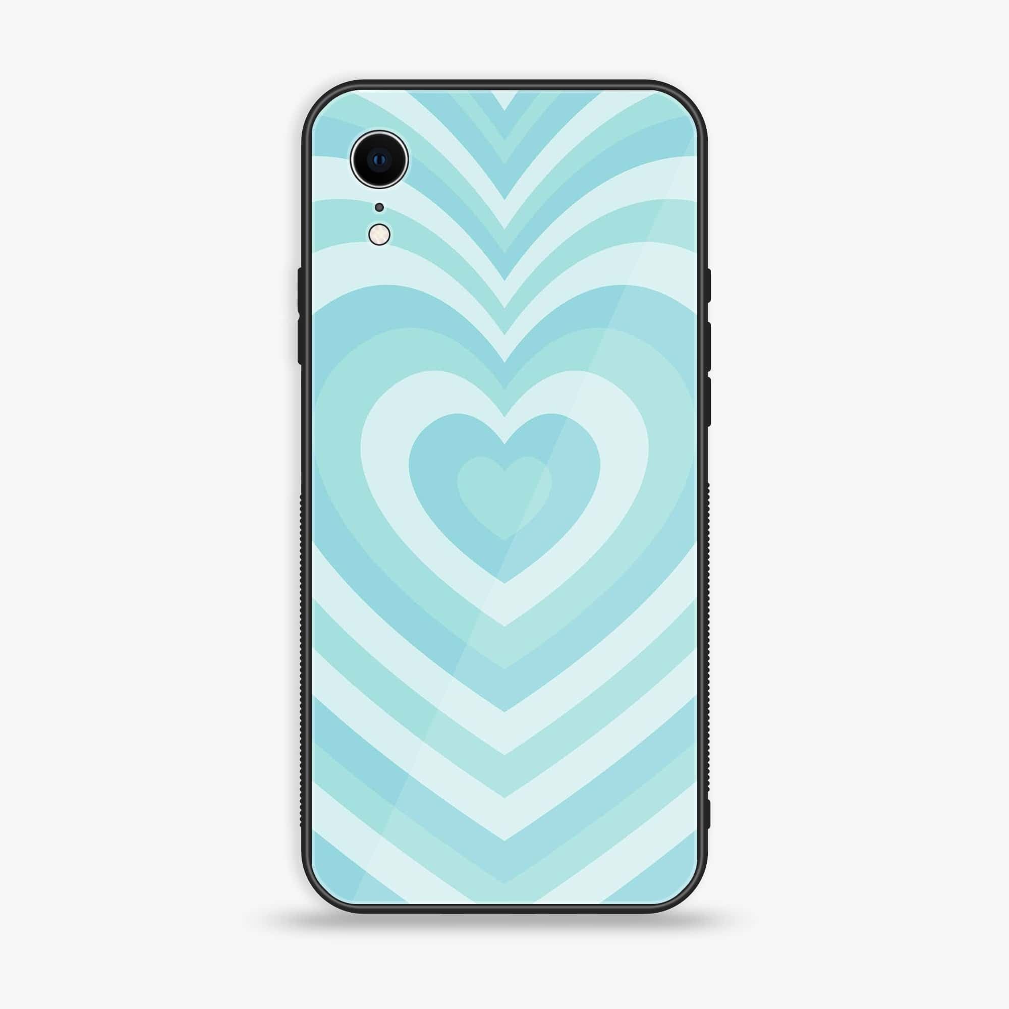 iPhone XR -Heart Beat Series - Premium Printed Glass soft Bumper shock Proof Case