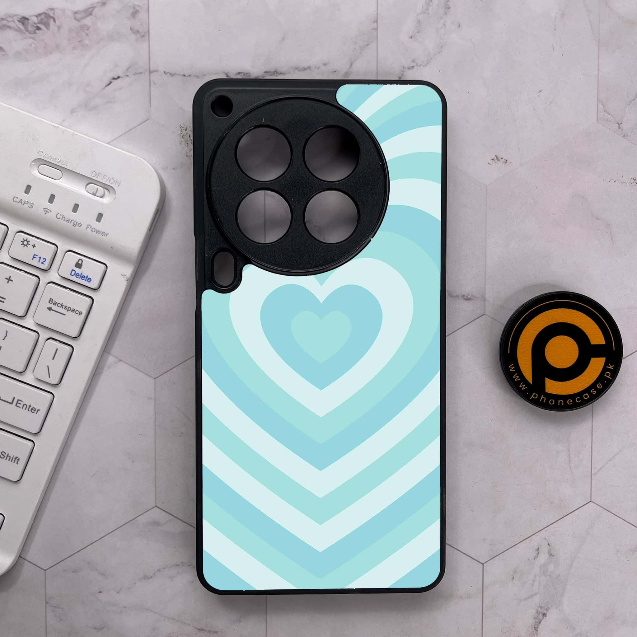 Tecno Camon 30 Premier - Heart Beat Series - Premium Metal Printed soft Bumper shock Proof Case