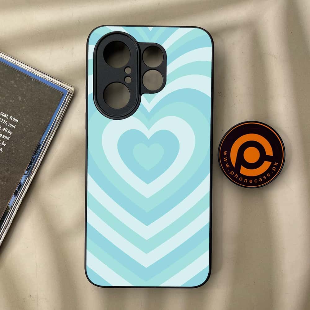 Vivo X200 FE - Heart Beat Series - Premium Metal Printed soft Bumper Shock Proof Case