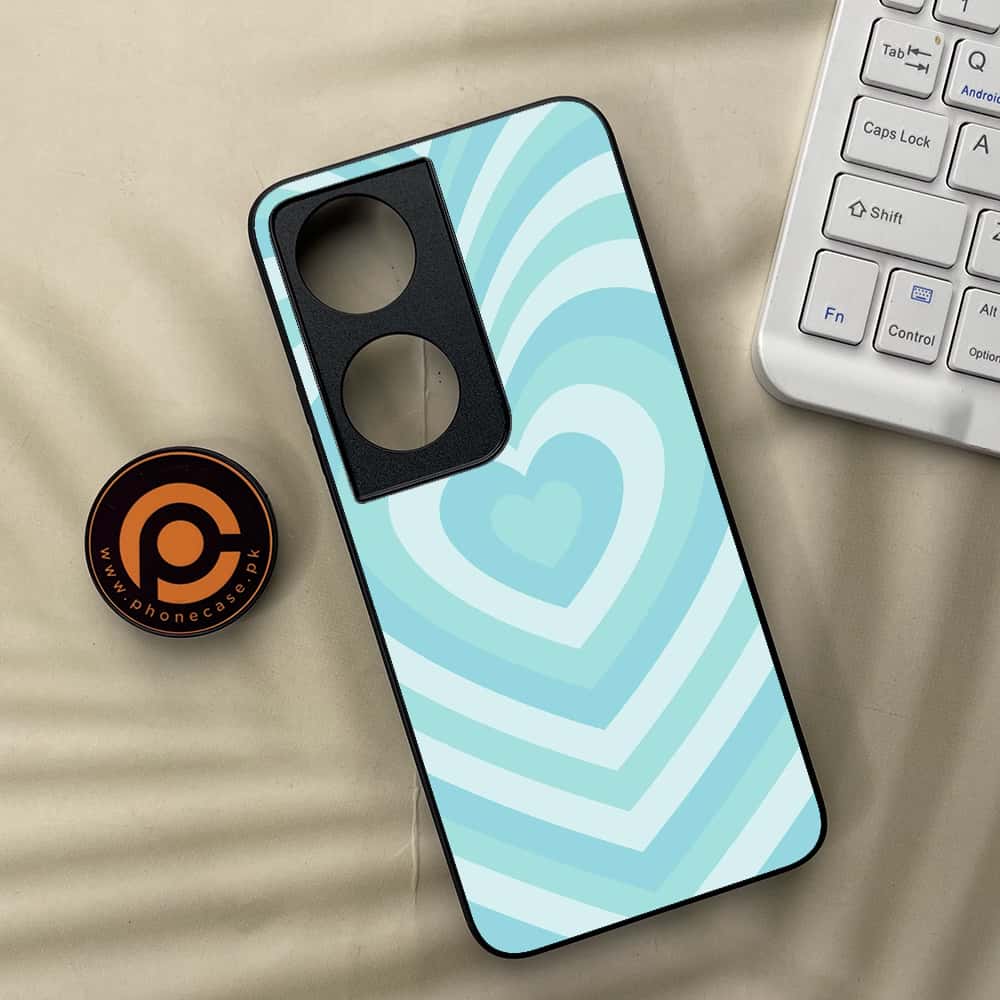 Honor X7b - Heart Beat Series - Premium Metal  Printed soft Bumper shock Proof Case