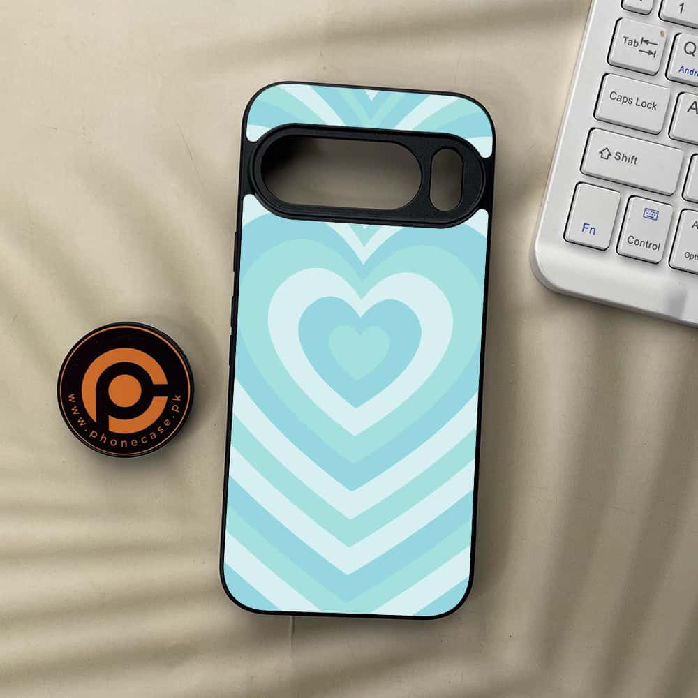 Google Pixel 10  - Heart Beat Series - Premium Metal Printed soft Bumper Shockof Case