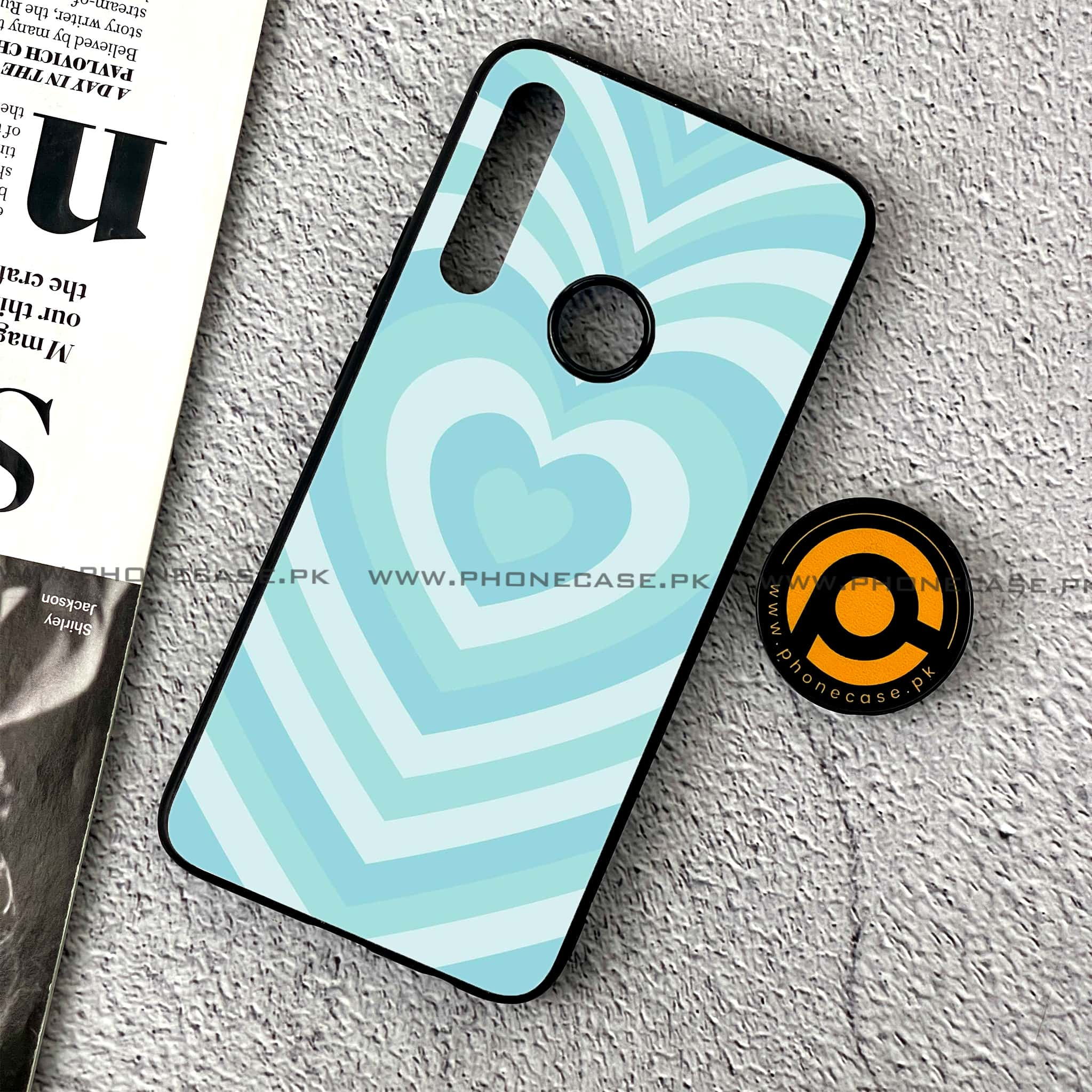 Huawei Y9 Prime (2019) - Heat Beat Series - Premium Printed Glass soft Bumper shock Proof Case