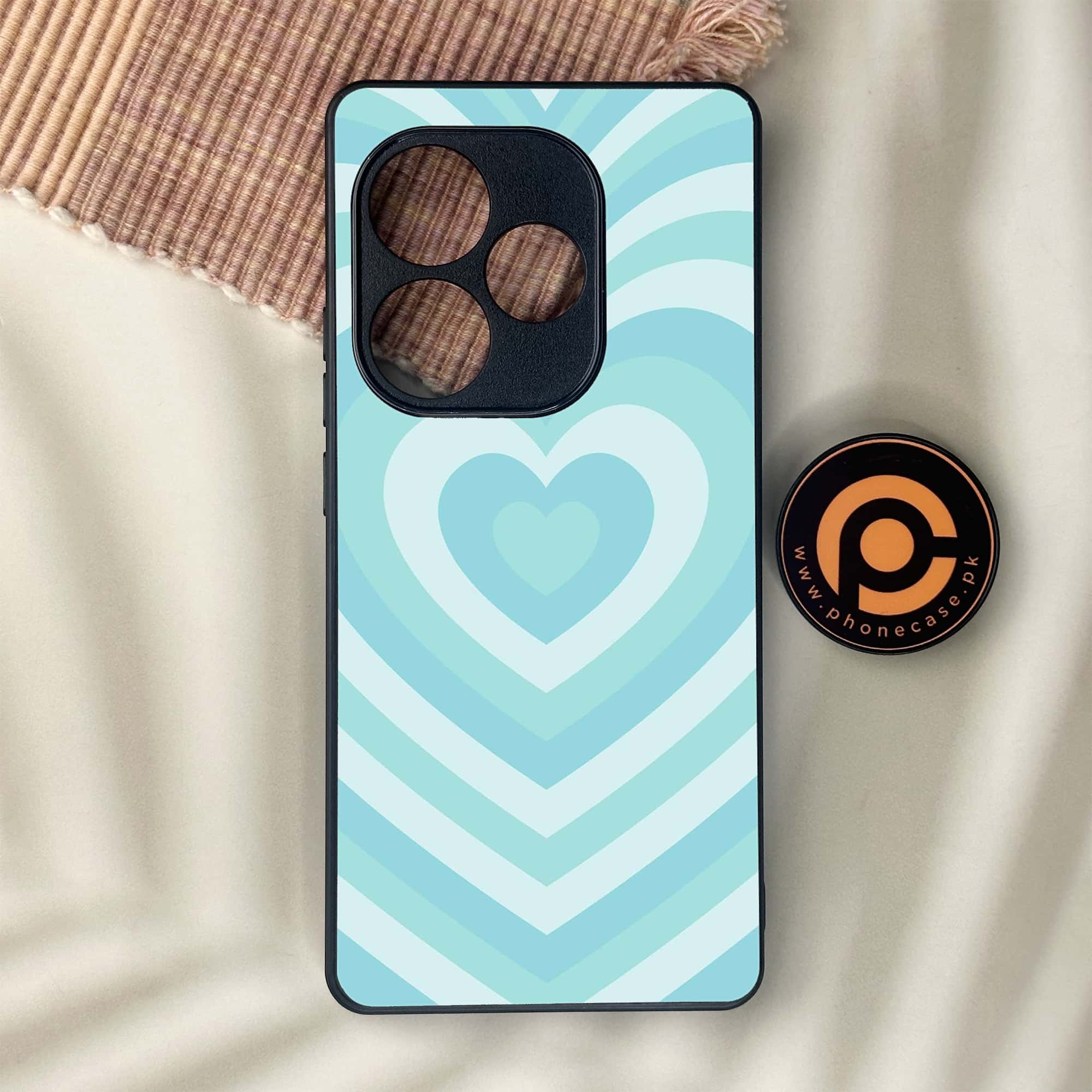 Realme GT 6 - Heart Beat Series - Premium Metal Printed soft Bumper shock Proof Case