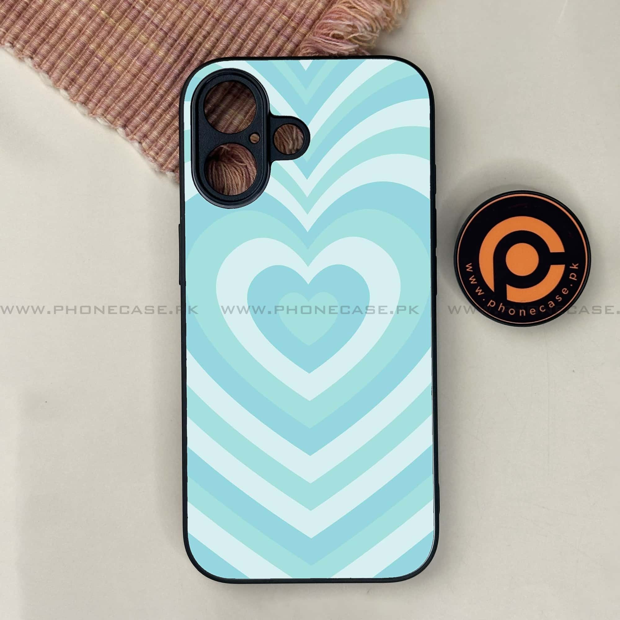 iPhone 17 - Heart Beat Series - Premium Printed Glass soft Bumper shock Proof Case