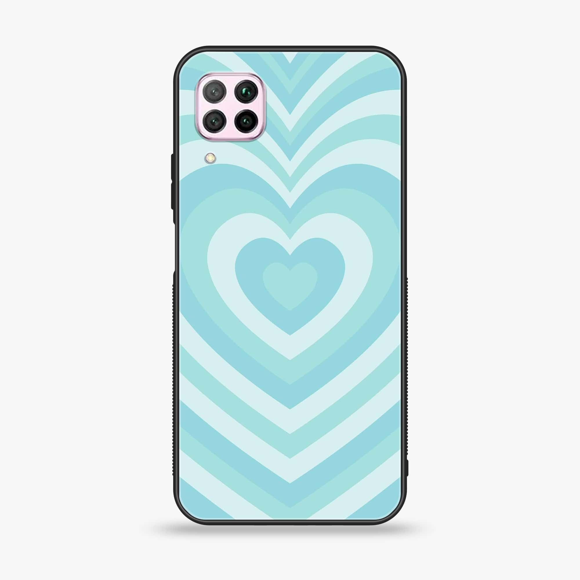 Huawei Nova 7i - Heart Beat Series - Premium Printed Glass soft Bumper shock Proof Case