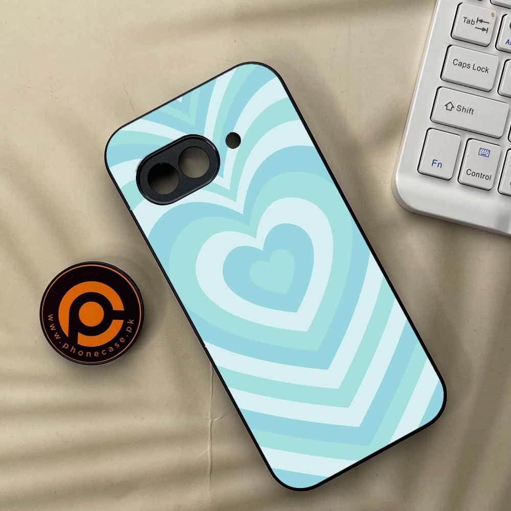 Google Pixel 9a - Heart Beat Series - Premium Metal Printed soft Bumper Shock Proof Case