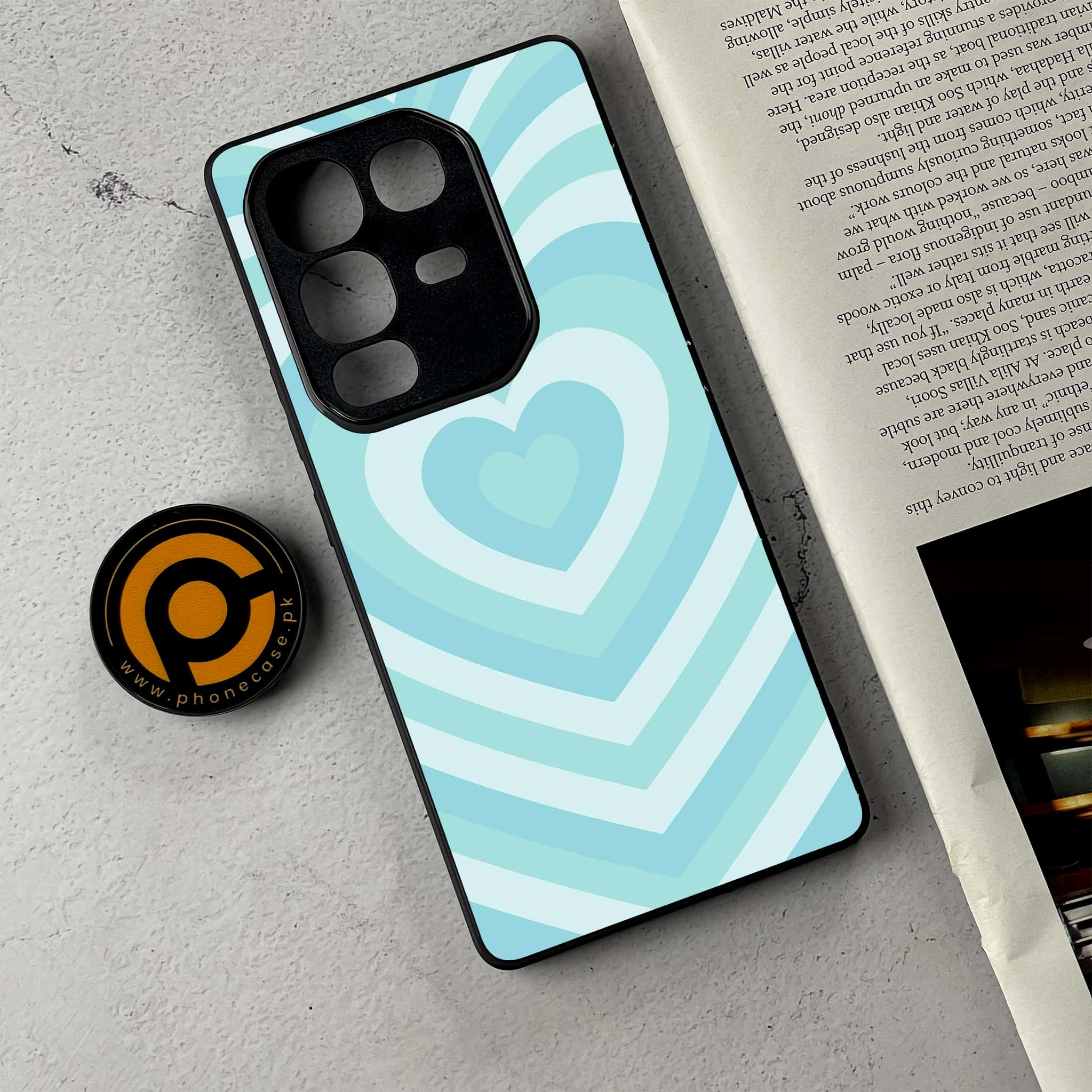Infinix Note 50 Pro Plus - Heart Beat Series - Premium Metal Printed Soft Bumper Shockproof Case