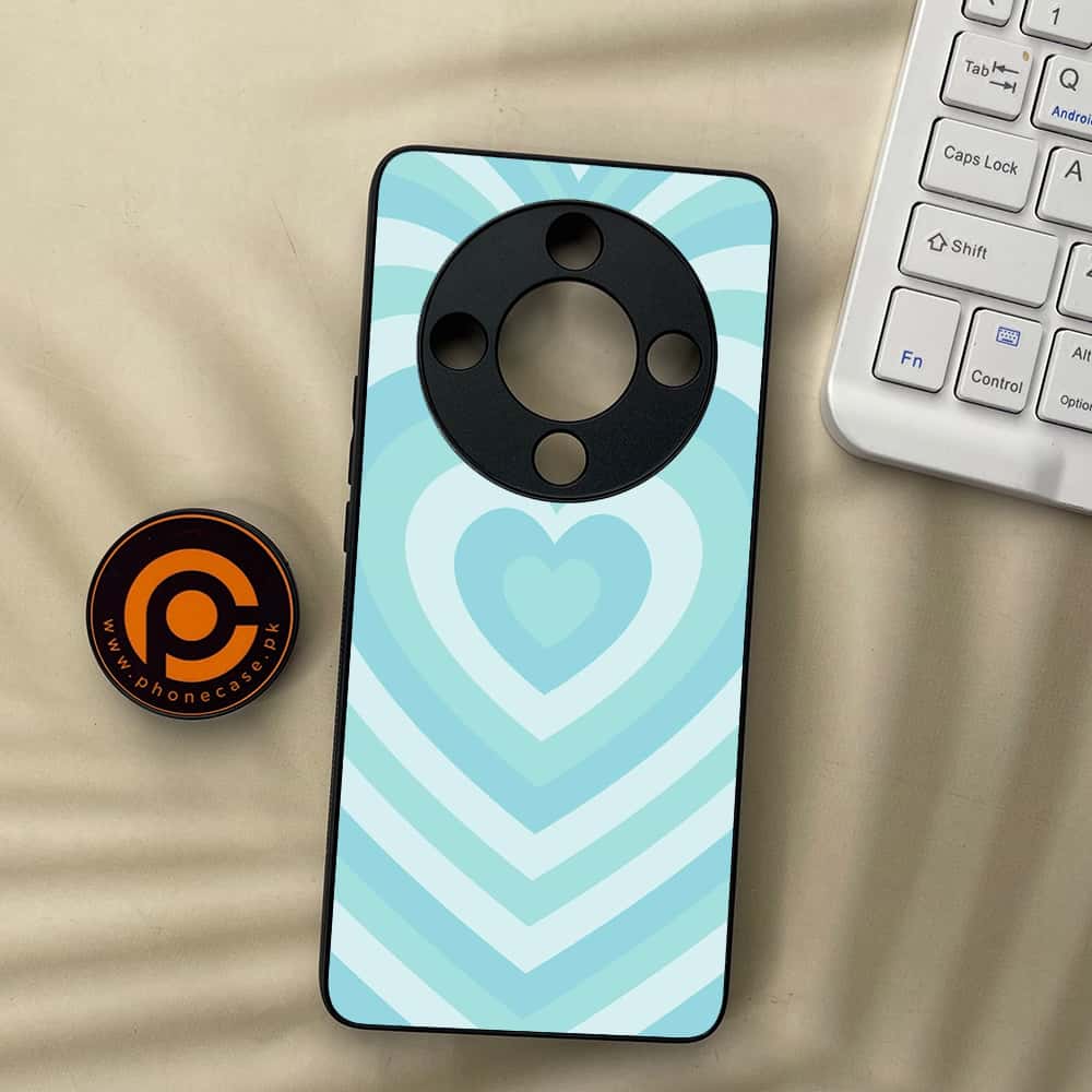 HONOR X9b 5G - Heart Beat Series - Premium Metal  Printed soft Bumper shock Proof Case