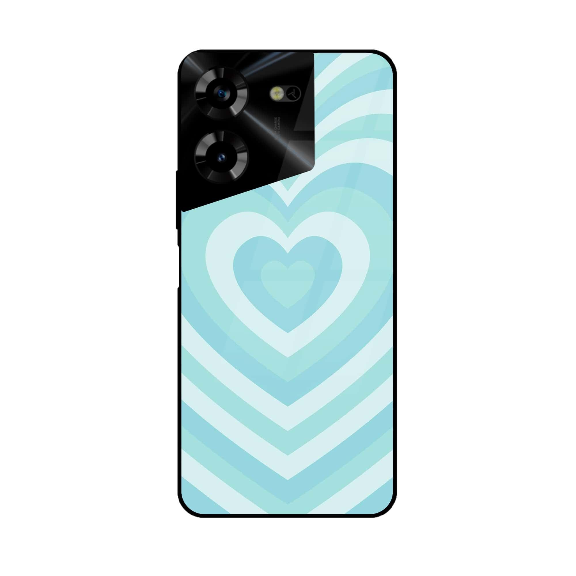 Tecno Pova 5 Pro - Heart Beat - Premium Printed Glass soft Bumper shock Proof Case