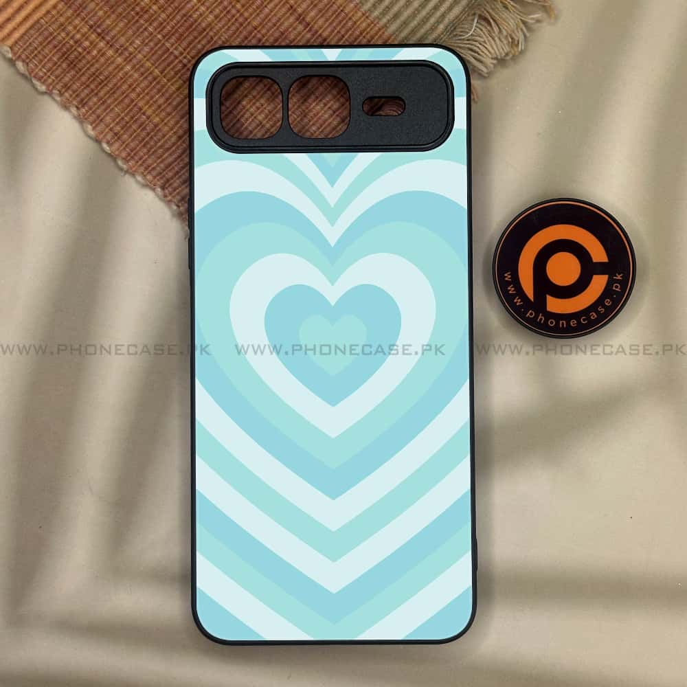 Infinix Smart 10 Plus - Heart Beat Series - Premium Metal Printed soft Bumper shock Proof Case