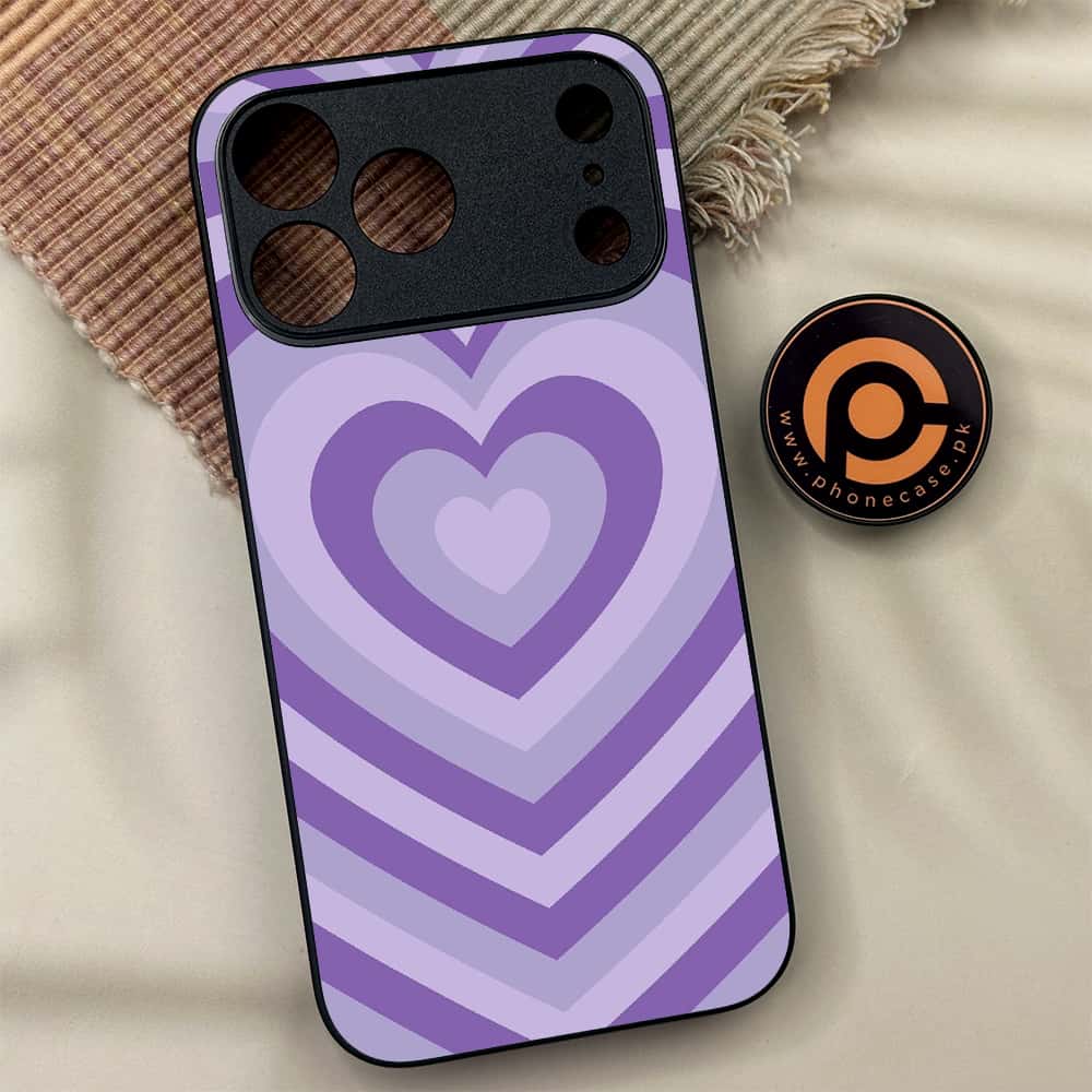 iPhone 17 Pro Max - Heart Beat Series - Premium Metal Printed soft Bumper shock Proof Case