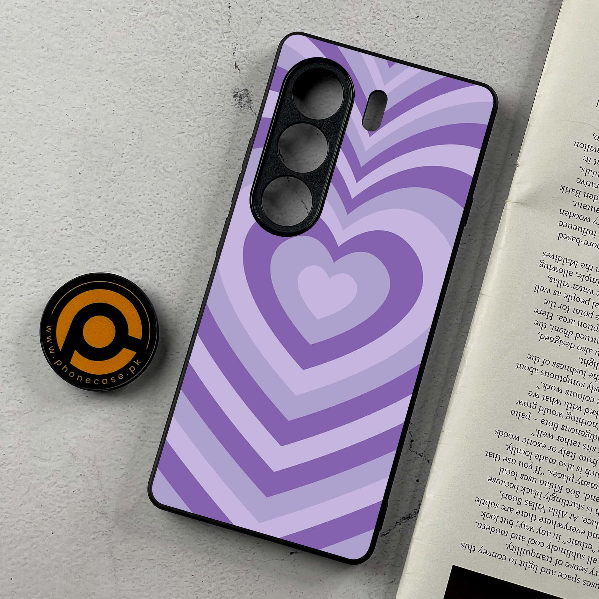 Tecno Camon 40 Pro - Heart Beat Series - Premium Metal Printed Soft Bumper Shockproof Case