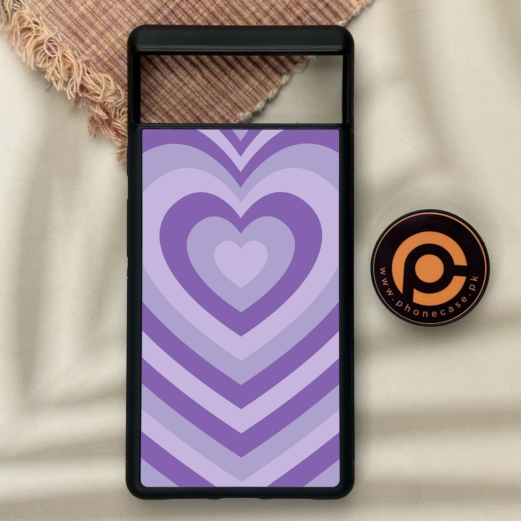 Google Pixel 6 - Heart Beat Series - Premium Metal Printed soft Bumper Shock Proof Case