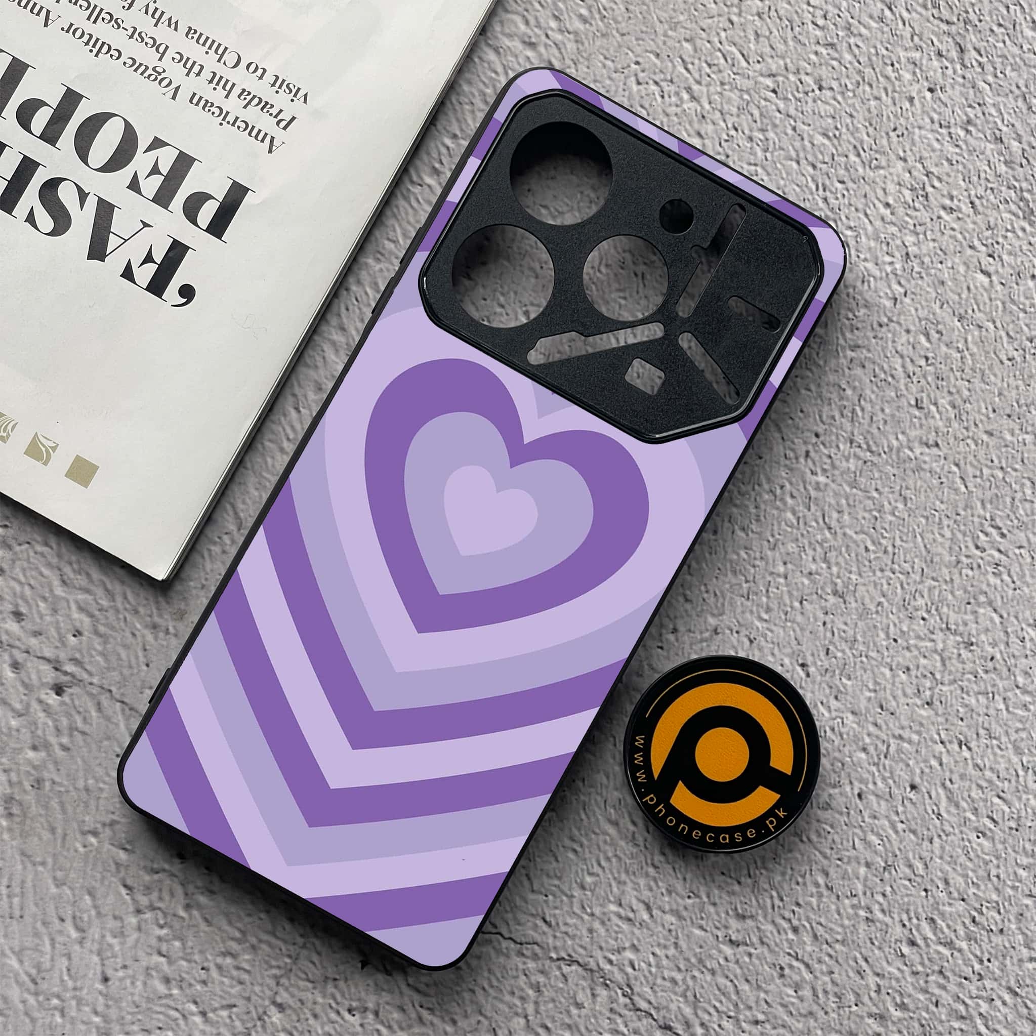Tecno Pova 6 Neo - Heart Beat Series - Premium Metal  Printed soft Bumper shock Proof Case