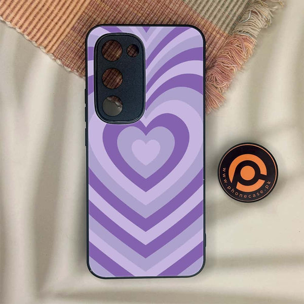 Tecno Spark 40 Pro Plus - Heart Beat Design 8 - Premium Metal Printed soft Bumper shock Proof Case  CS-37379