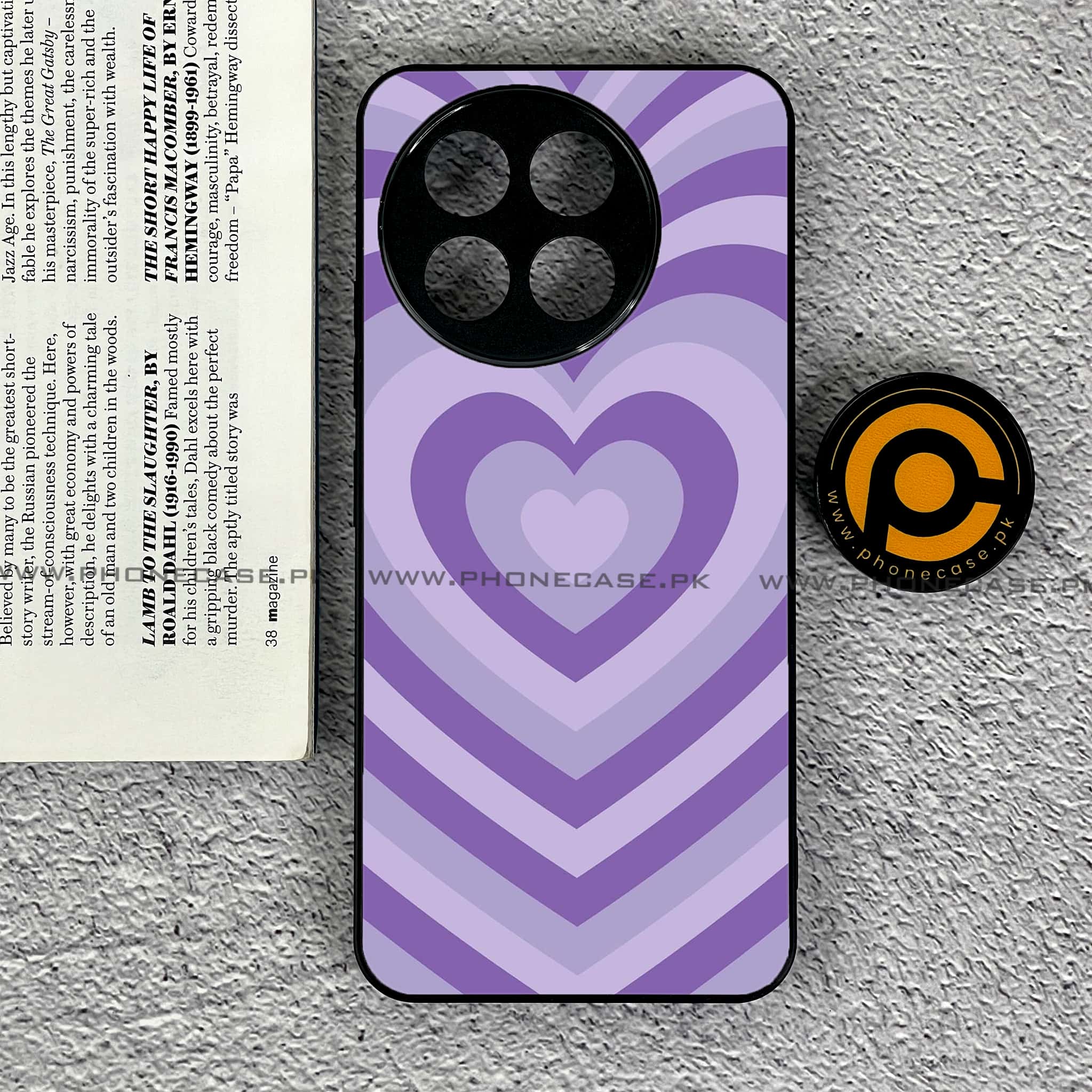 OnePlus Ace 5 - Heart Beat Series - Premium Metal Printed soft Bumper shock Proof Case