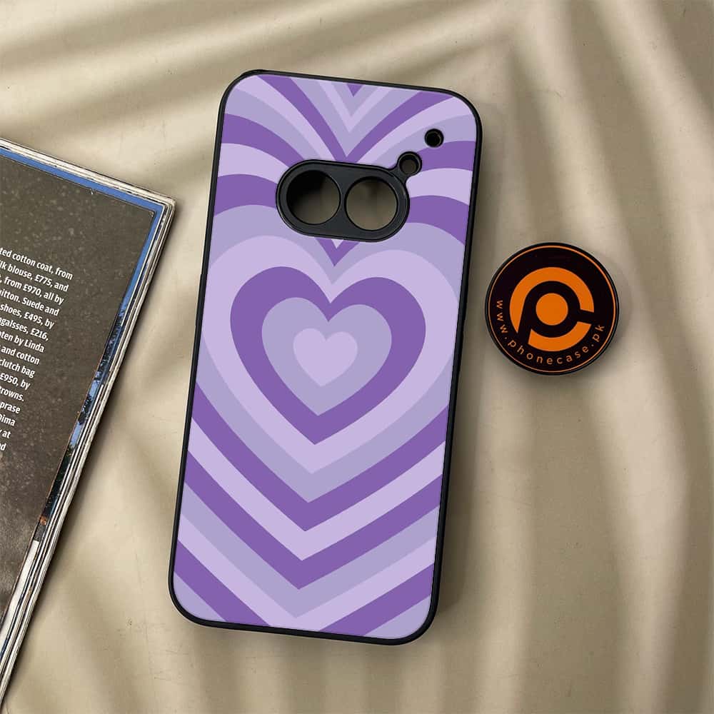 Nothing Phone (2a) - Heart Beat Series - Premium Metal Printed soft Bumper Shock Proof Case