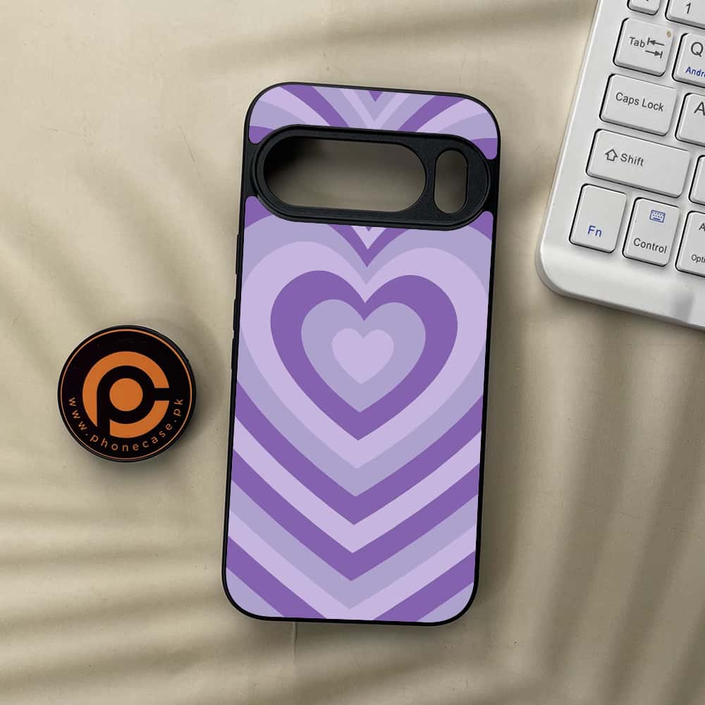 Google Pixel 10 Pro XL - Heart Beat Series - Premium Metal Printed soft Bumper Shock Proof Case