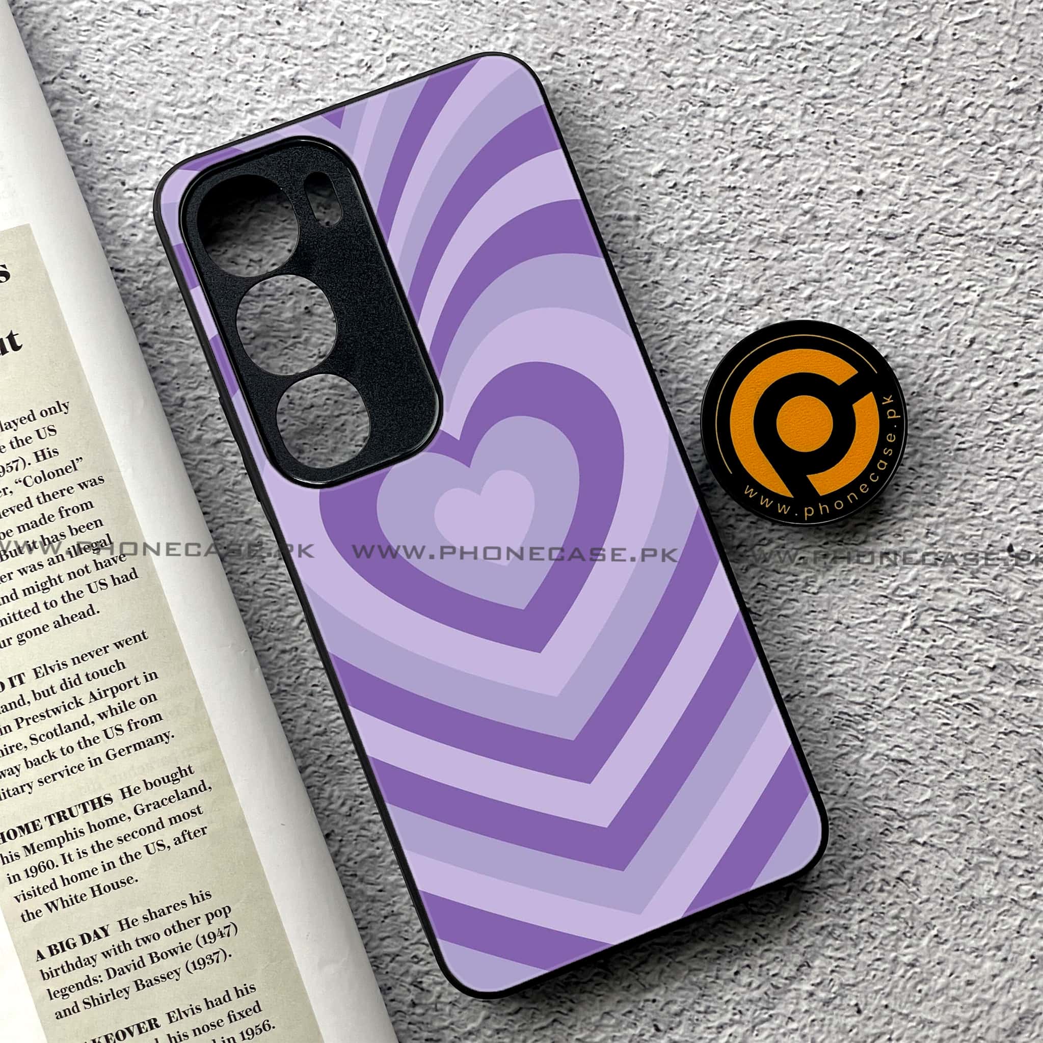 Vivo Y19s Pro - Heart Beat Series - Premium Metal Printed soft Bumper shock Proof Case