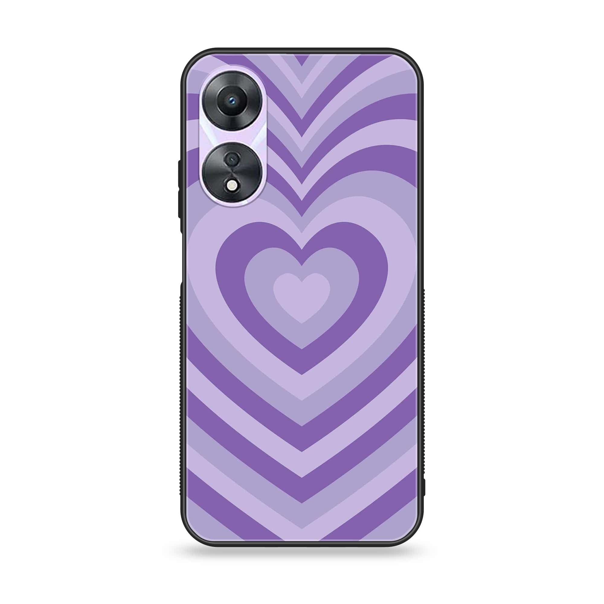 Oppo A78 4G - Heart Beat Series - Premium Printed Glass soft Bumper shock Proof Case
