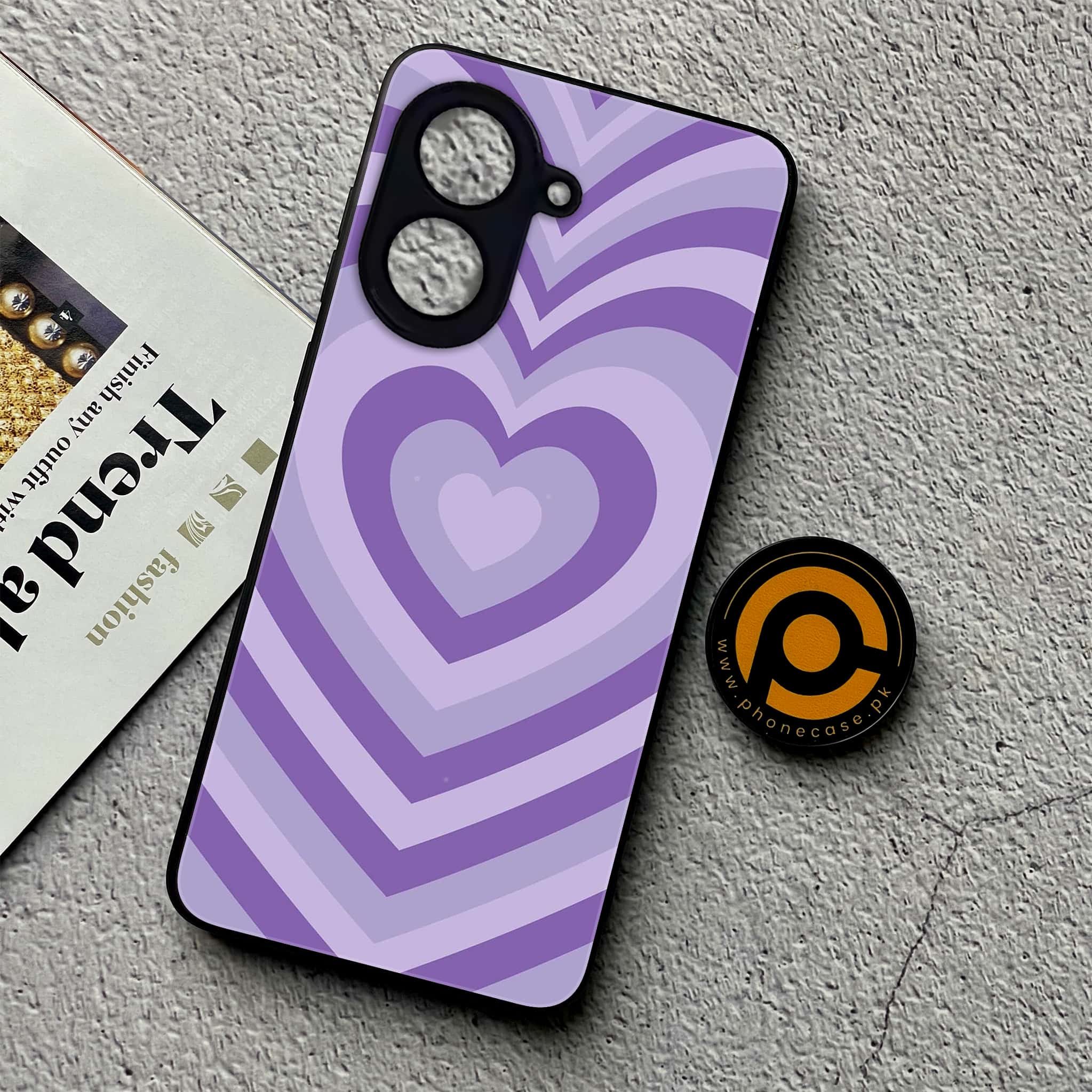 Xiaomi Redmi A5 - Heart Beat Series - Premium Metal Printed soft Bumper shock Proof Case
