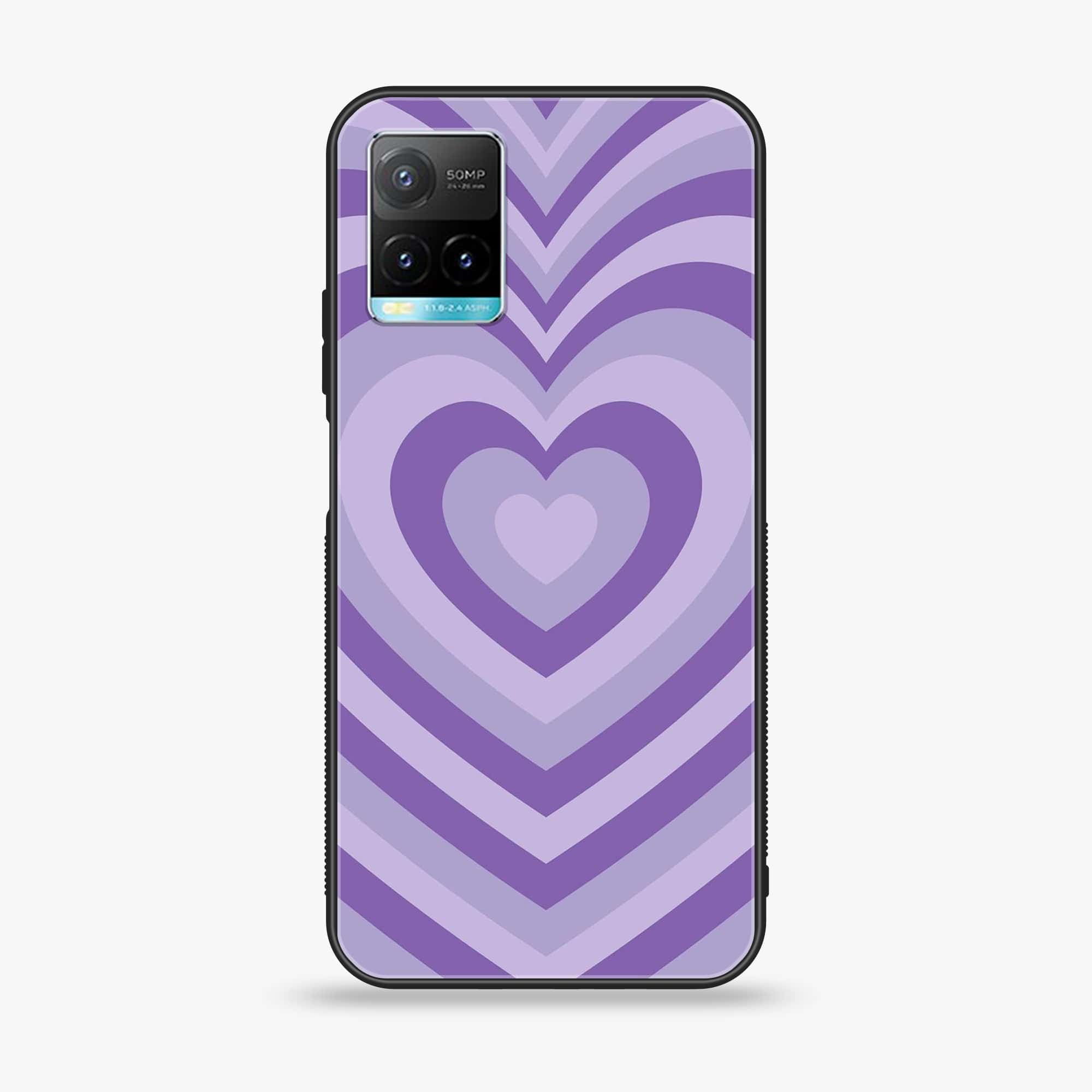 Vivo Y33T - Heart Beat Series - Premium Printed Glass soft Bumper shock Proof Case
