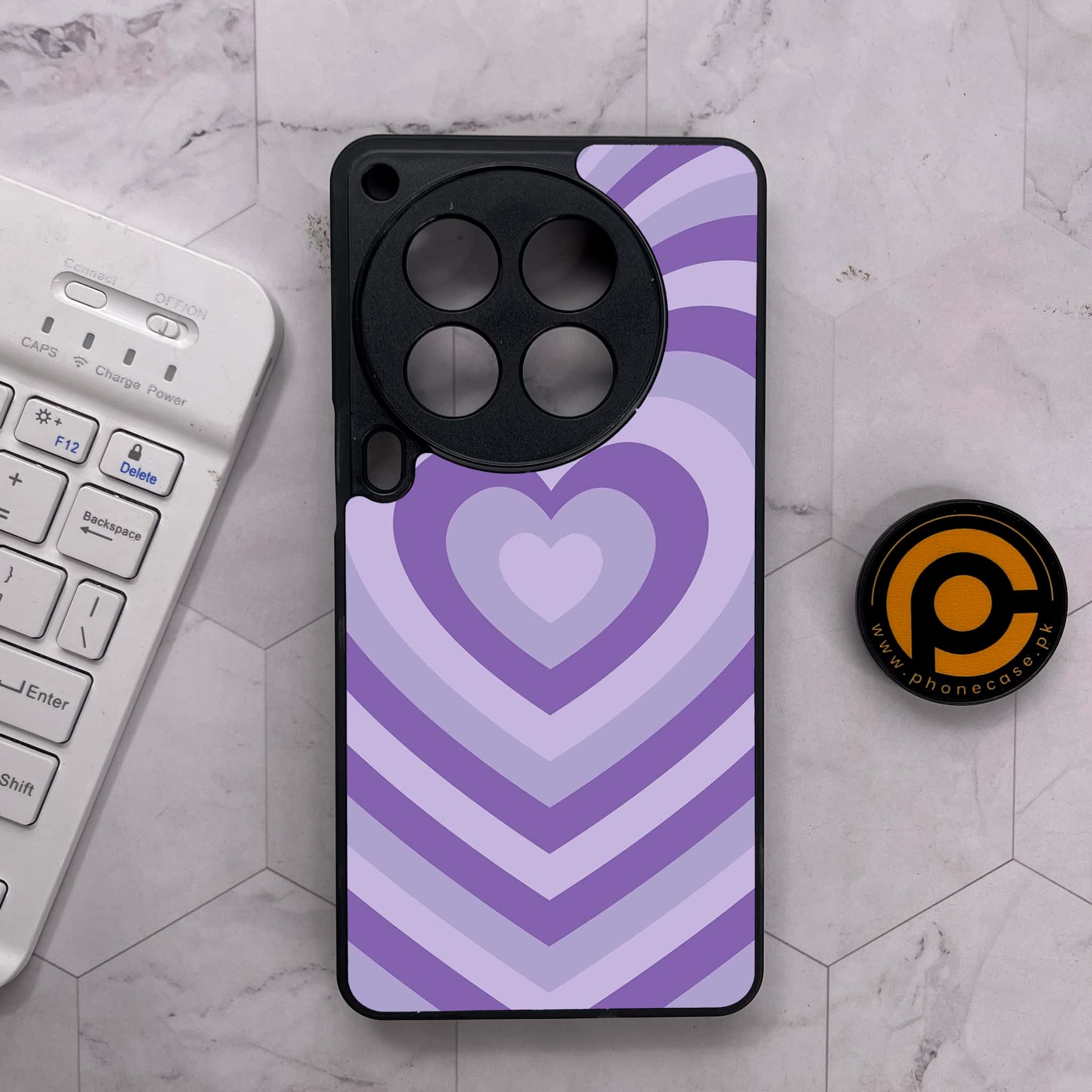 Tecno Camon 30 Premier - Heart Beat Series - Premium Metal Printed soft Bumper shock Proof Case