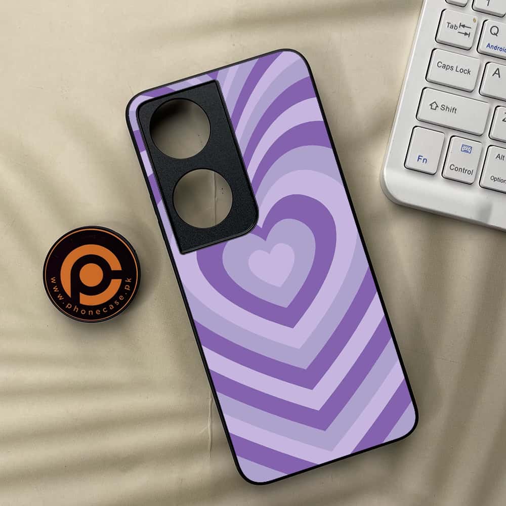 Honor X7b - Heart Beat Series - Premium Metal  Printed soft Bumper shock Proof Case