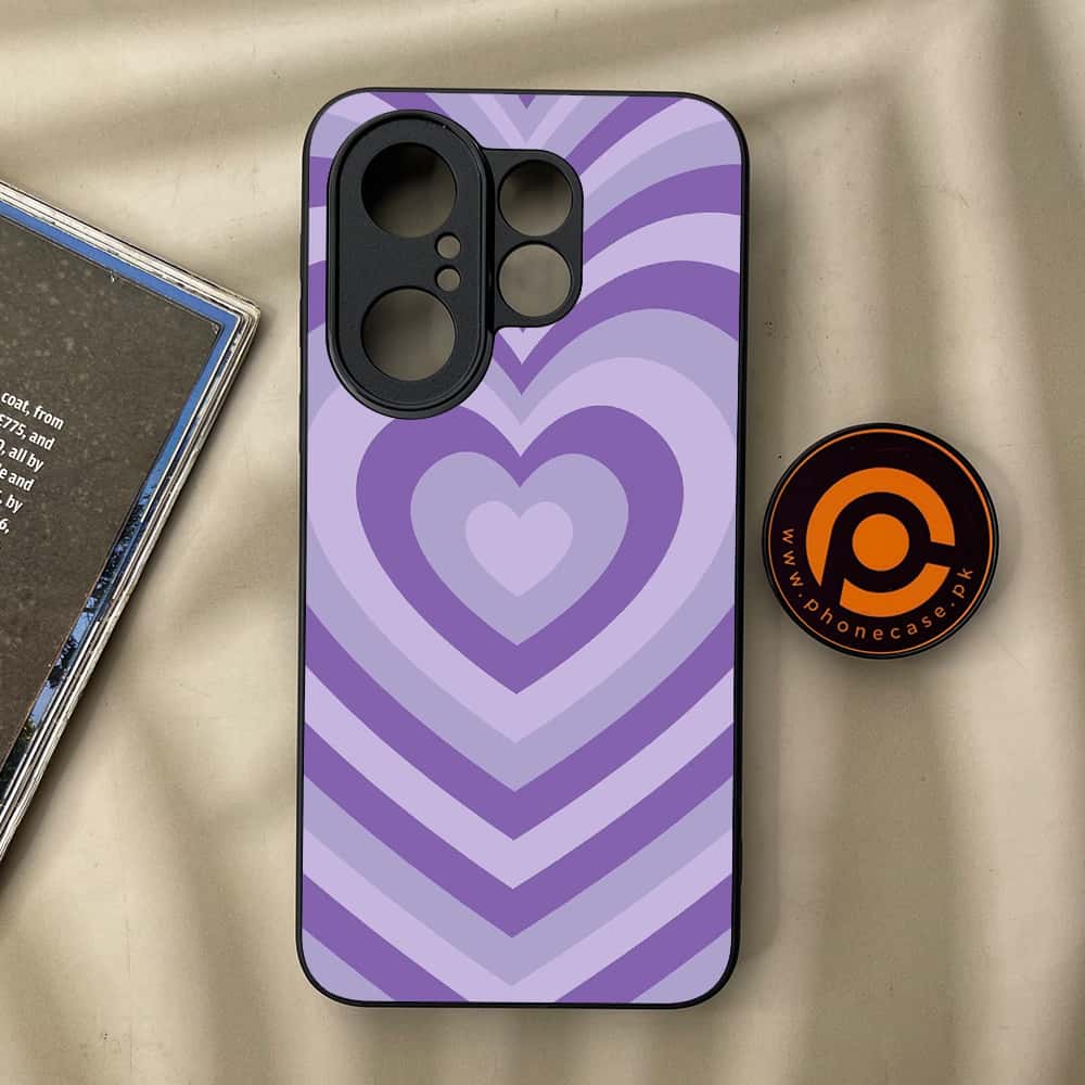 Vivo X200 FE - Heart Beat Series - Premium Metal Printed soft Bumper Shock Proof Case
