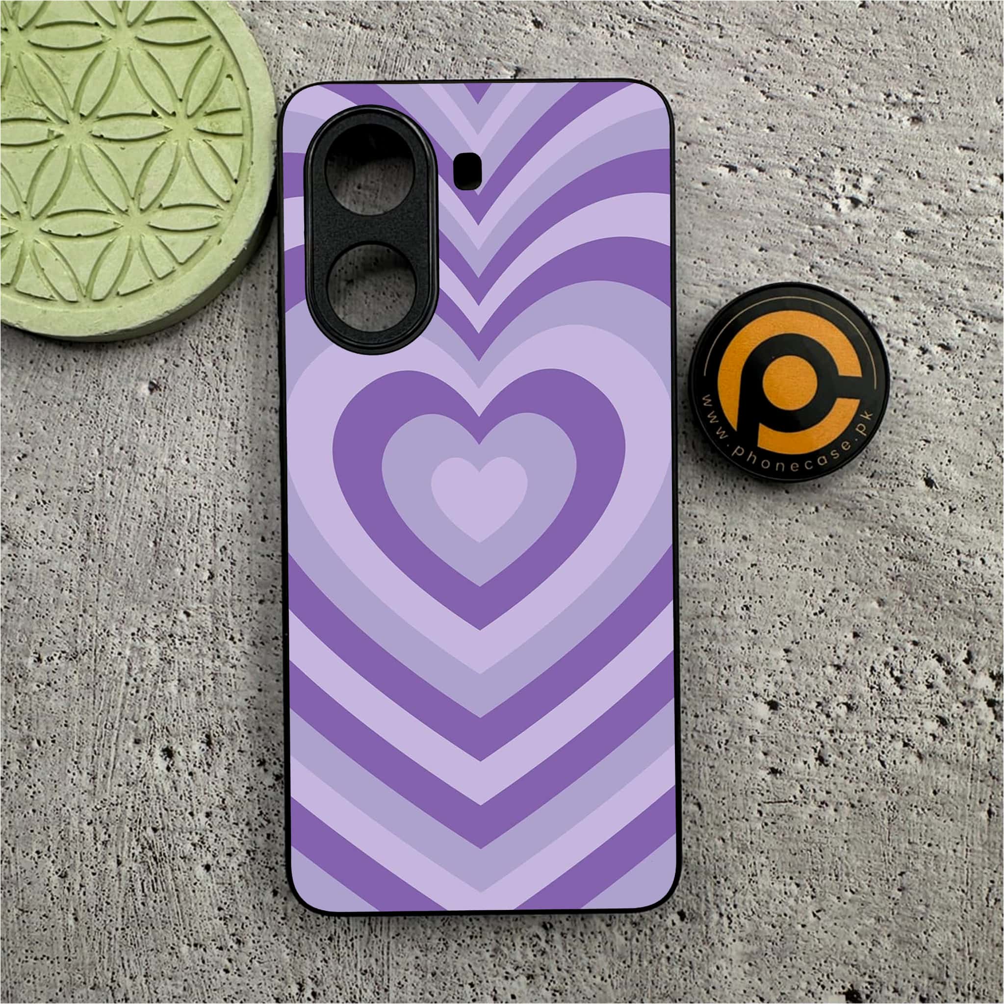 Xiaomi Poco X7 Pro 5G - Heart Beat Series - Premium Metal Printed soft Bumper shock Proof Case