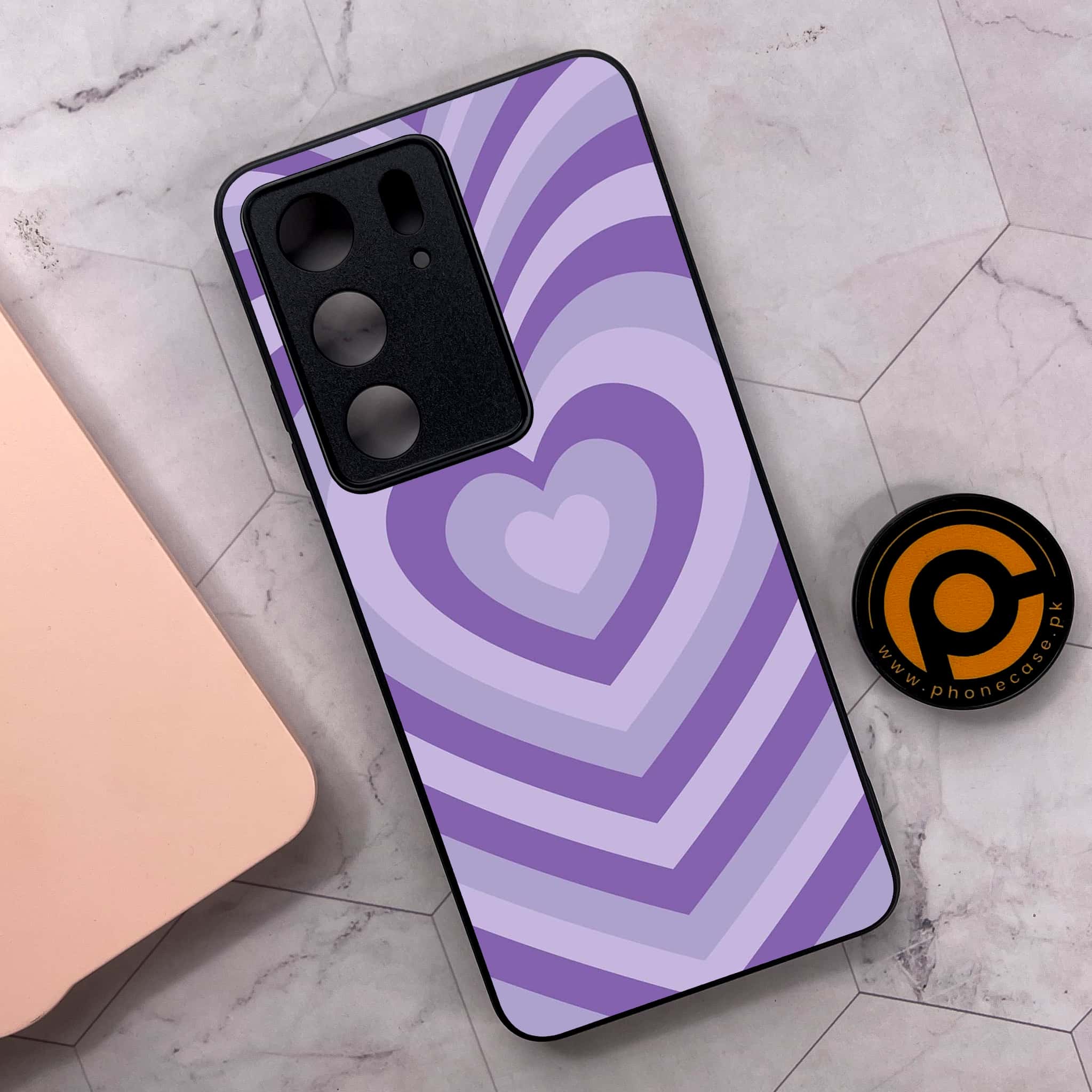 Realme C75x 4G - Heart Beat Series - Premium Metal Printed soft Bumper shock Proof Case