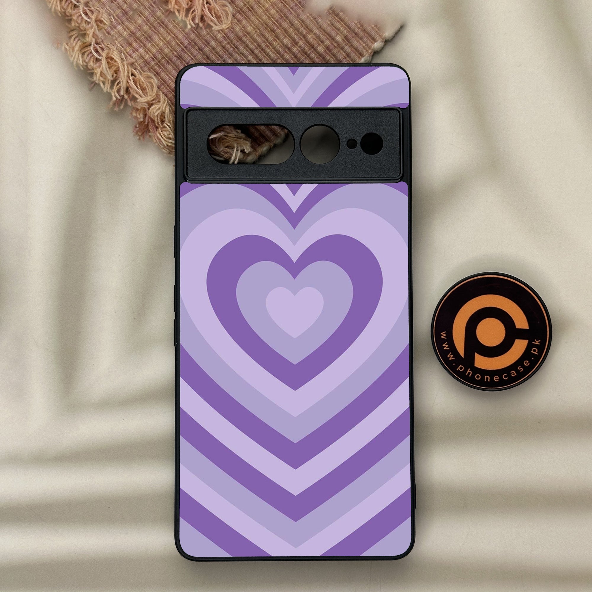 Google Pixel 7 Pro - Heart Beat Series - Premium Metal Printed soft Bumper Shock Proof Case