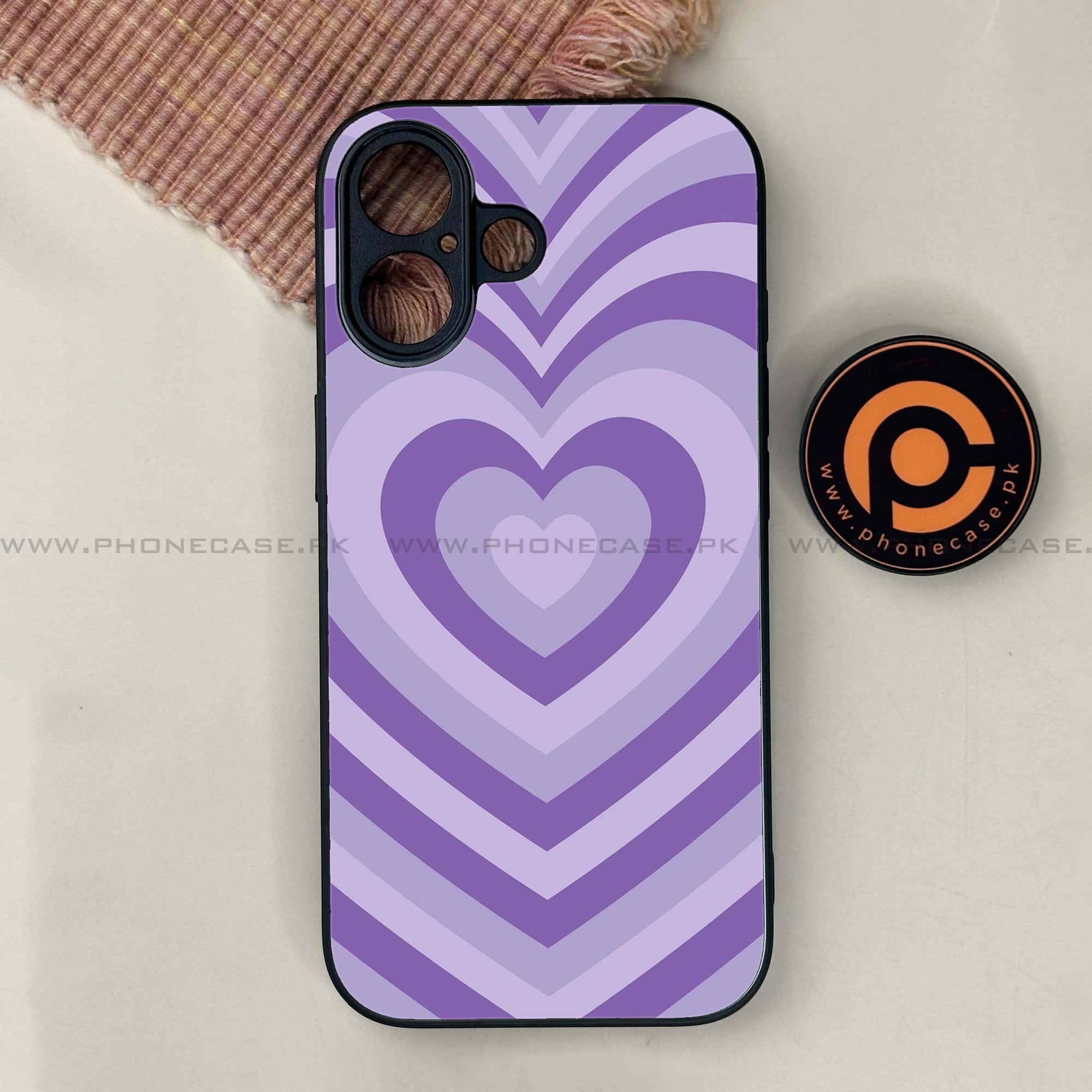 iPhone 17 - Heart Beat Series - Premium Printed Glass soft Bumper shock Proof Case