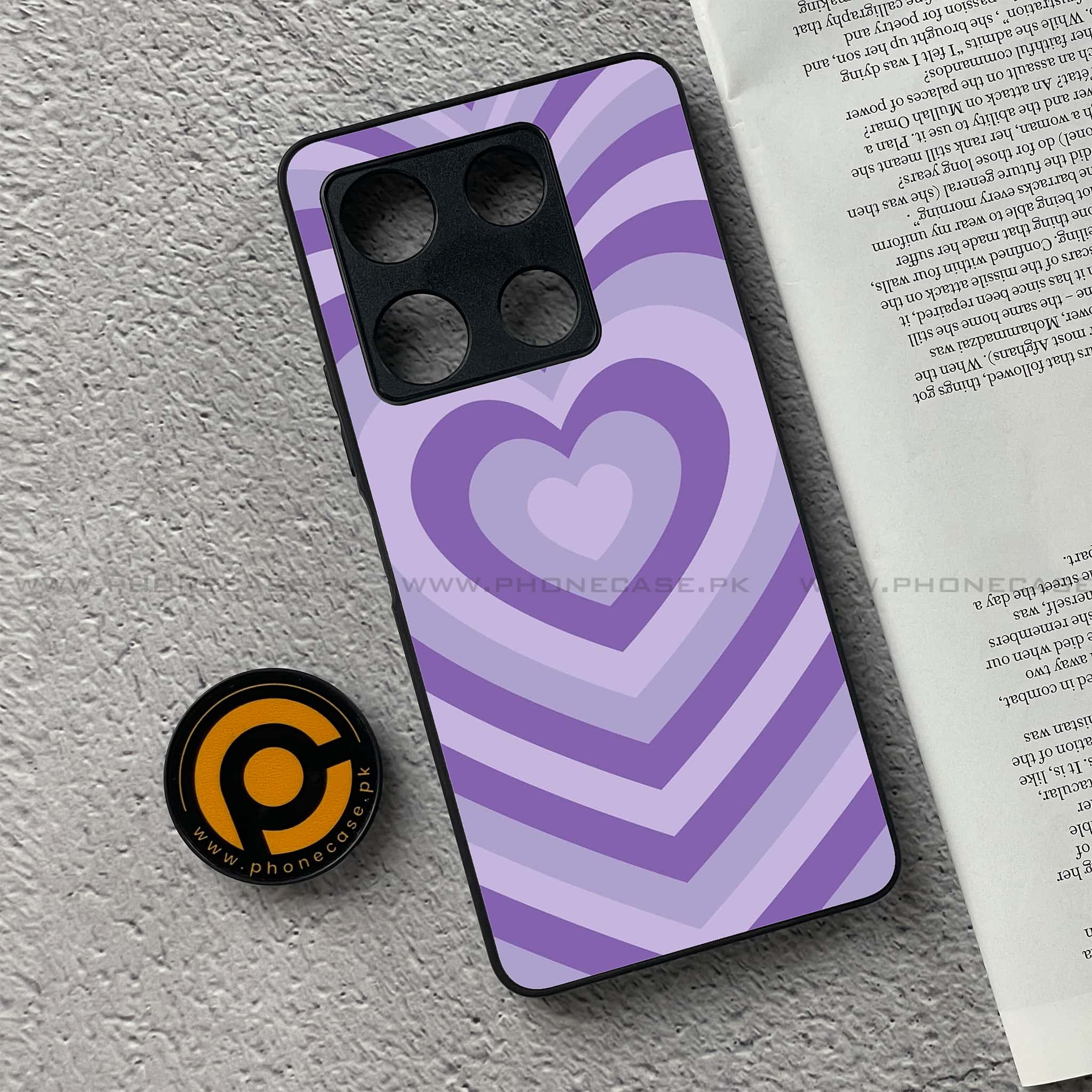 Infinix Note 30 Pro - Heart Beat Series - Premium Metal Printed soft Bumper shock Proof Case