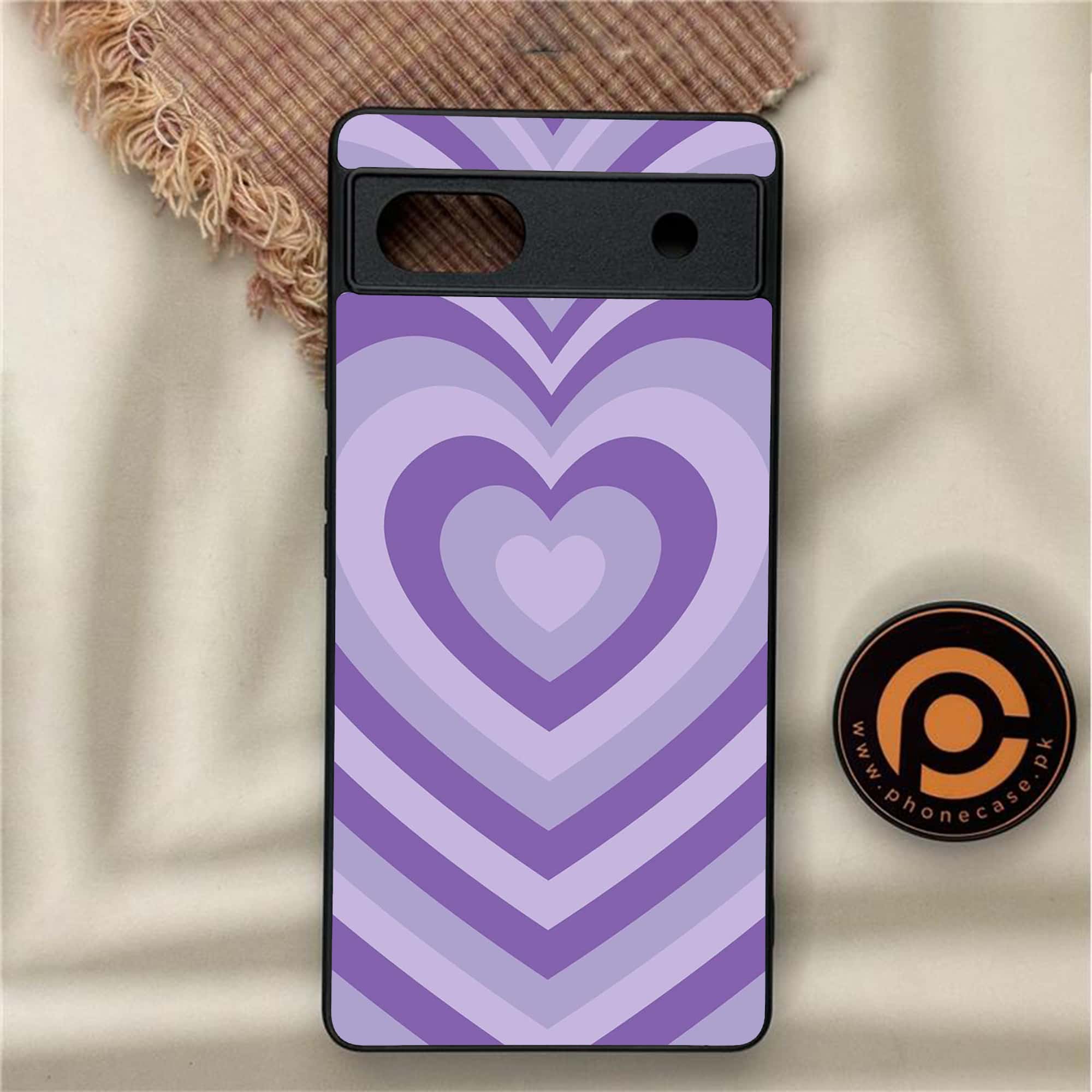 Google Pixel 6A - Heart Beat Series - Premium Metal Printed soft Bumper Shock Proof Case