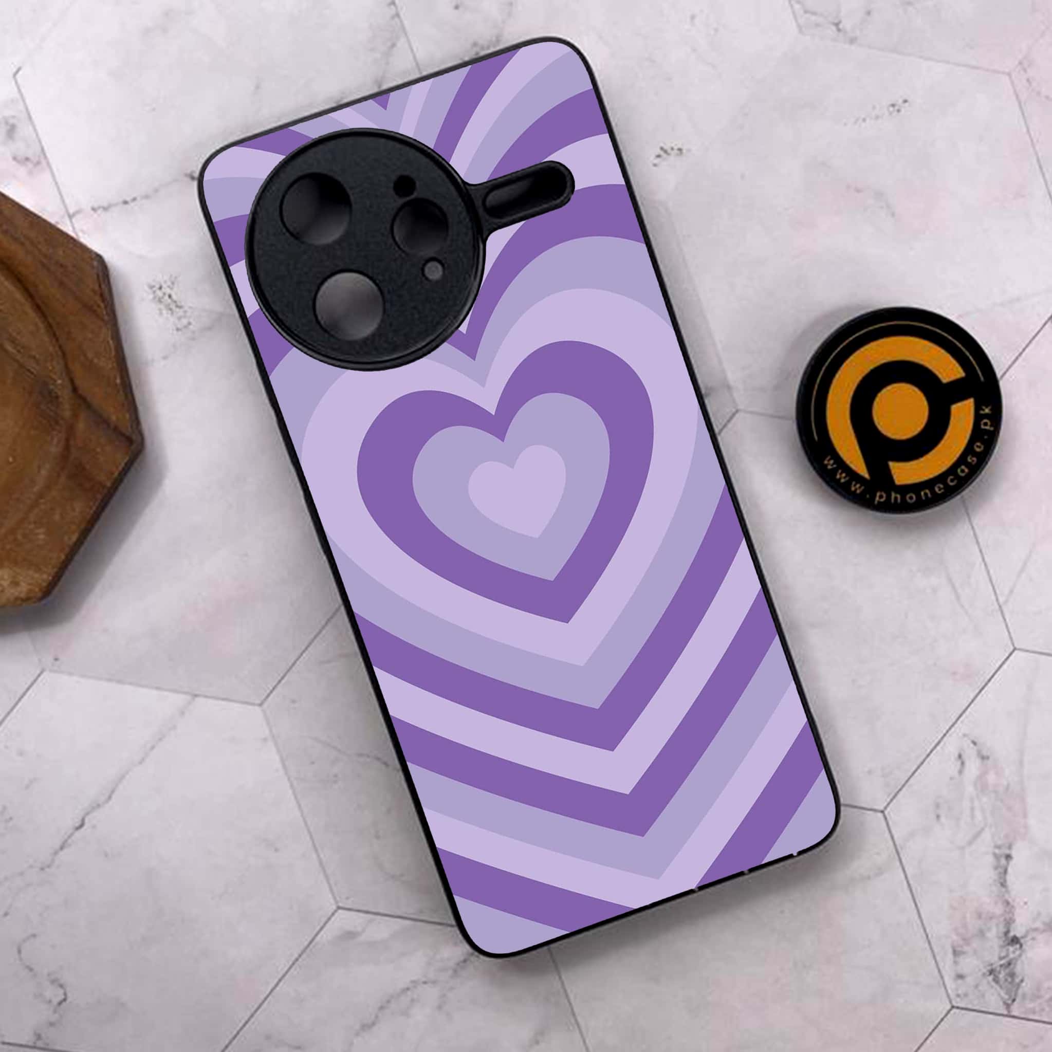 Xiaomi Poco F7 Ultra 5G - Heart Beat Series - Premium Metal Printed soft Bumper shock Proof Case