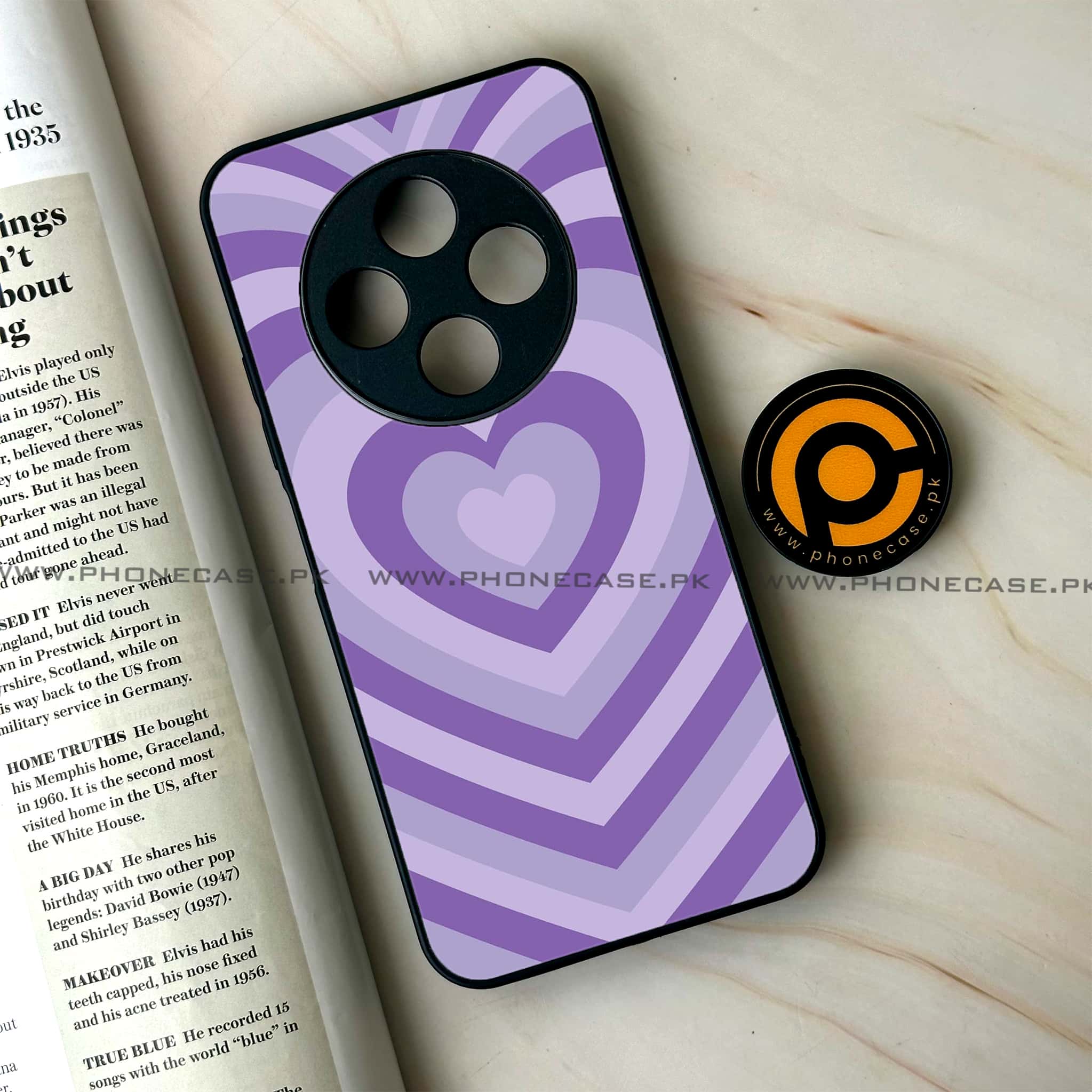 Oppo F27 Pro - Heart Beat Series - Premium Metal Printed soft Bumper Shock Proof Case