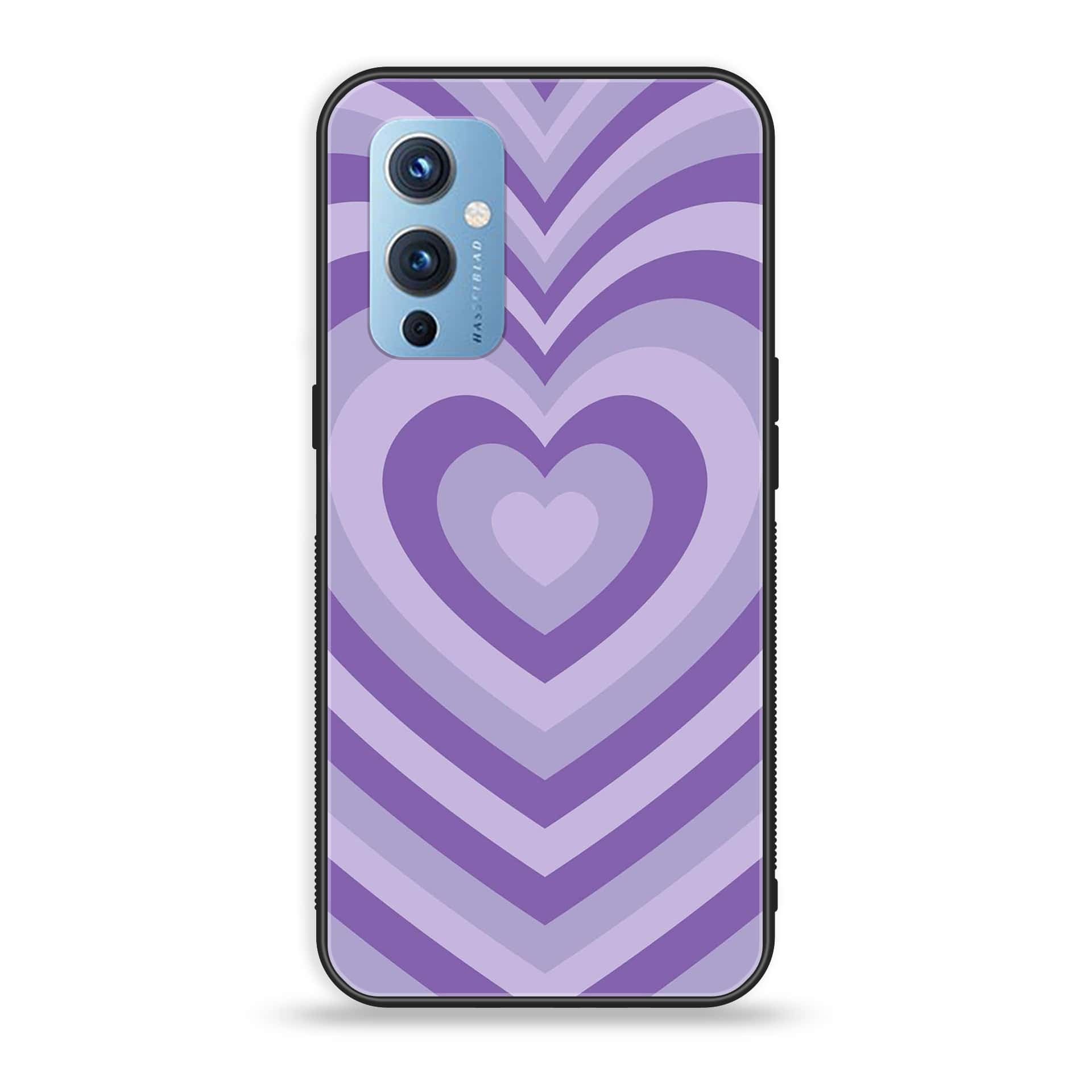 OnePlus 9 - Heart Beat Series - Premium Printed Glass soft Bumper shock Proof Case