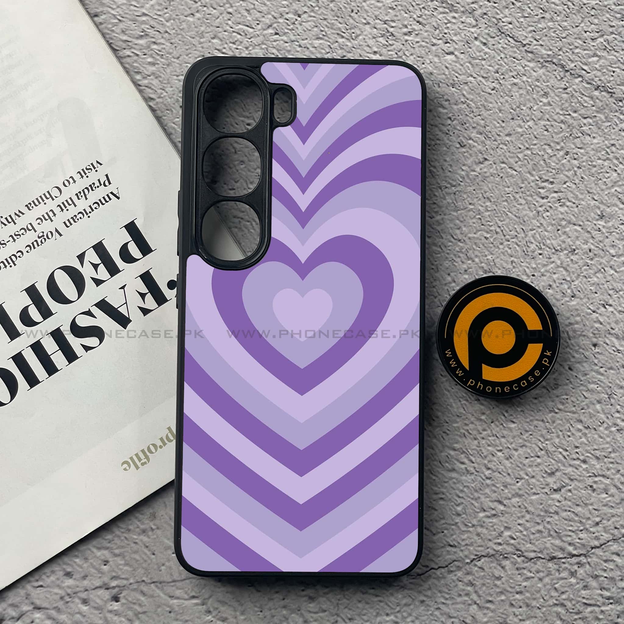 Vivo Y200 4G - Heart Beat Series - Premium Metal Printed soft Bumper Shock Proof Case