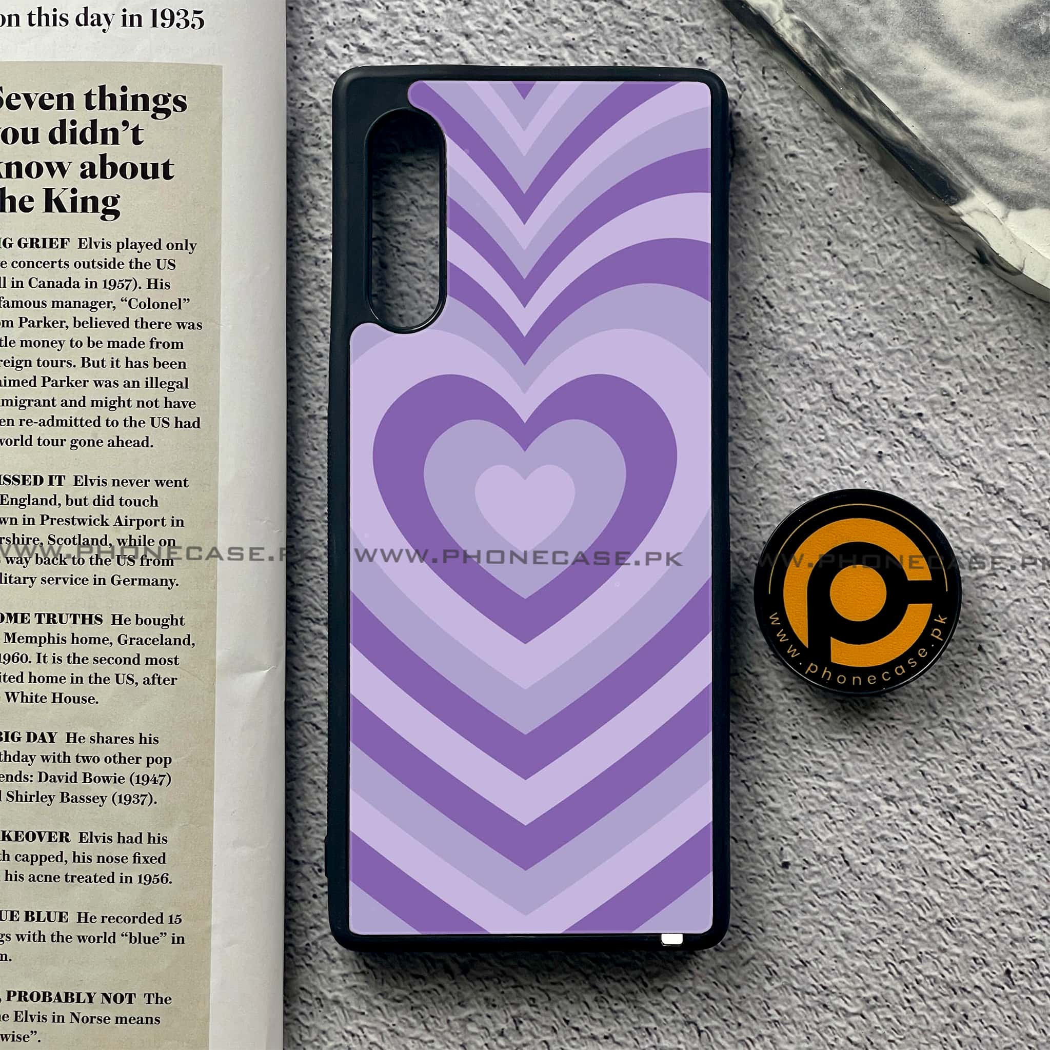 LG Velvet - Heart Beat Series - Premium Printed Glass soft Bumper shock Proof Case