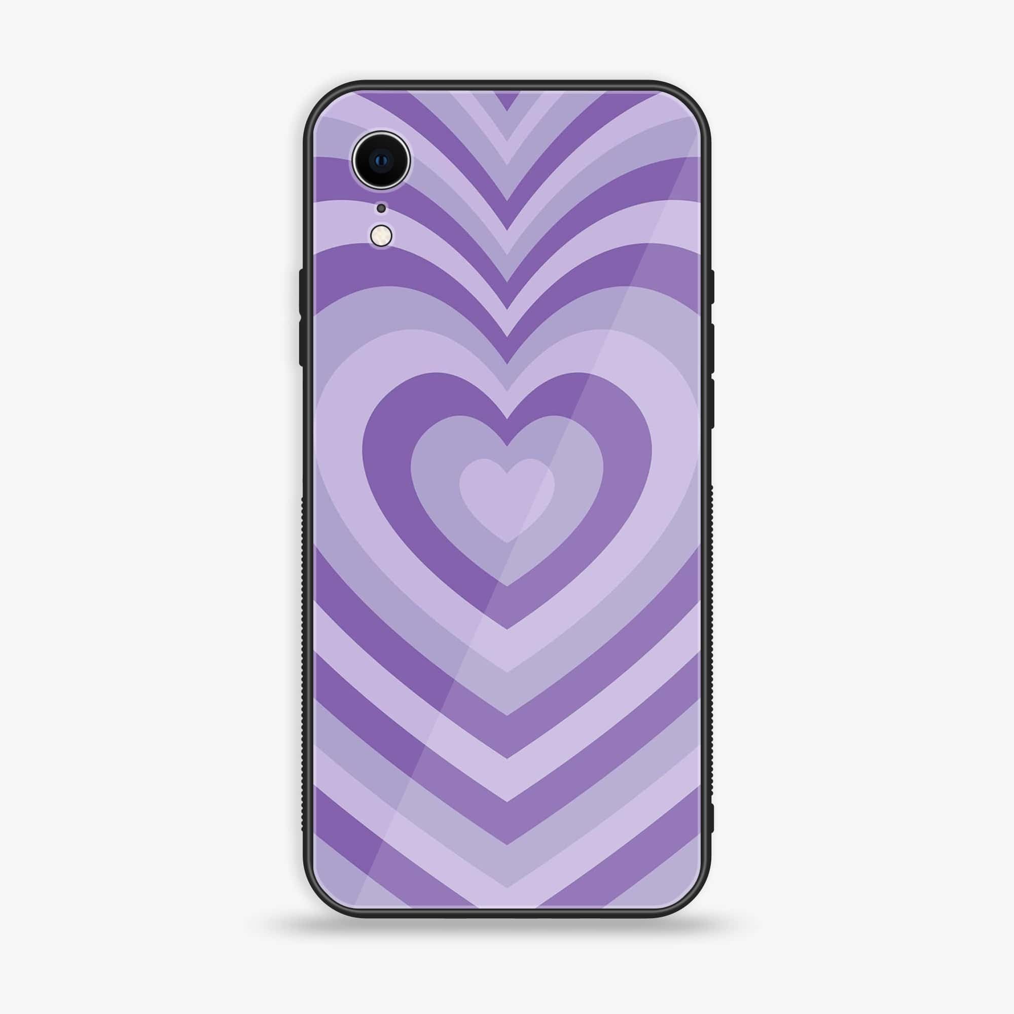 iPhone XR -Heart Beat Series - Premium Printed Glass soft Bumper shock Proof Case