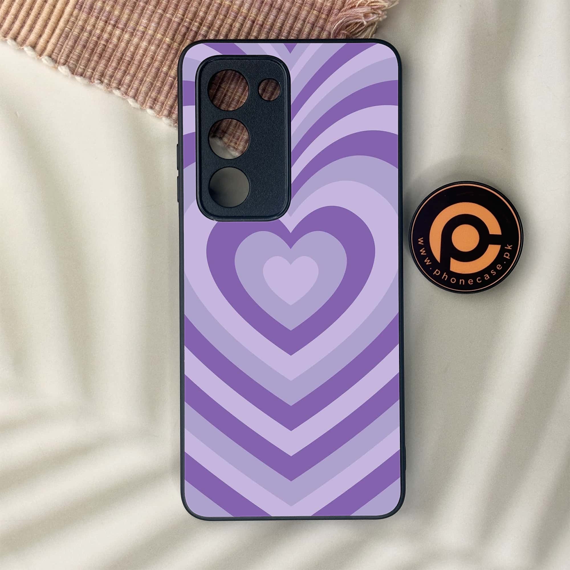 Oppo A5 2025 - Heart Beat Series - Premium Metal Printed soft Bumper shock Proof Case