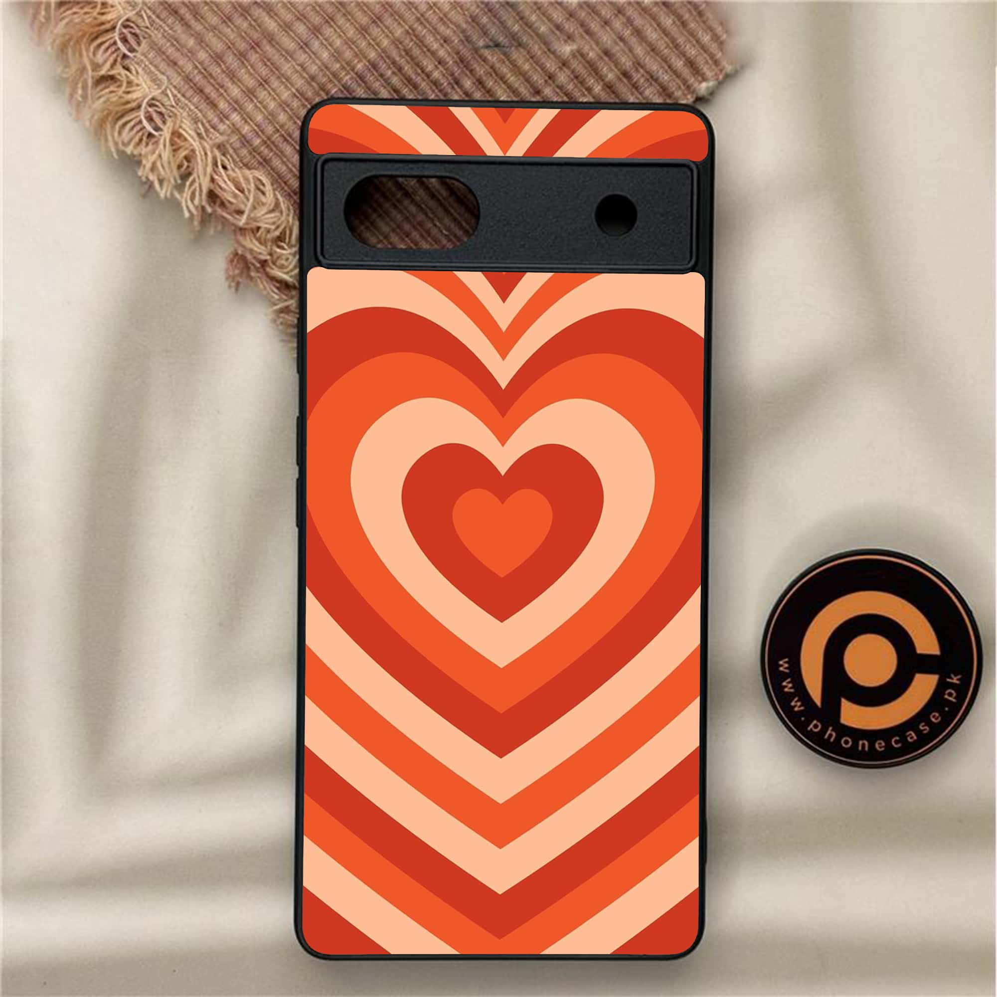 Google Pixel 6A - Heart Beat Series - Premium Metal Printed soft Bumper Shock Proof Case