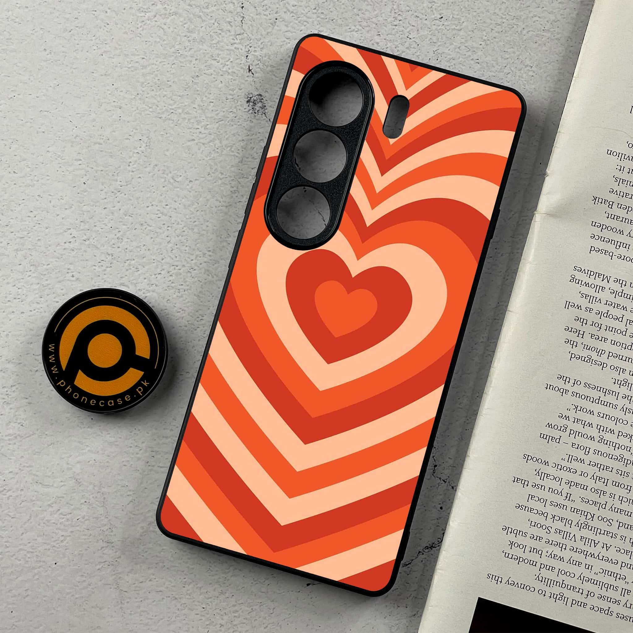 Tecno Camon 40 Pro - Heart Beat Series - Premium Metal Printed Soft Bumper Shockproof Case